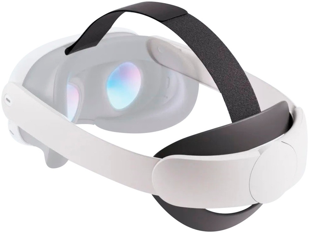 META Virtual-Reality-Brille »Quest 3 Elite-Riemen (mit Akku)« weiß/schwarz Der Riemen lässt sich durch Drehen des Einstellrads in Sekundenschnelle...