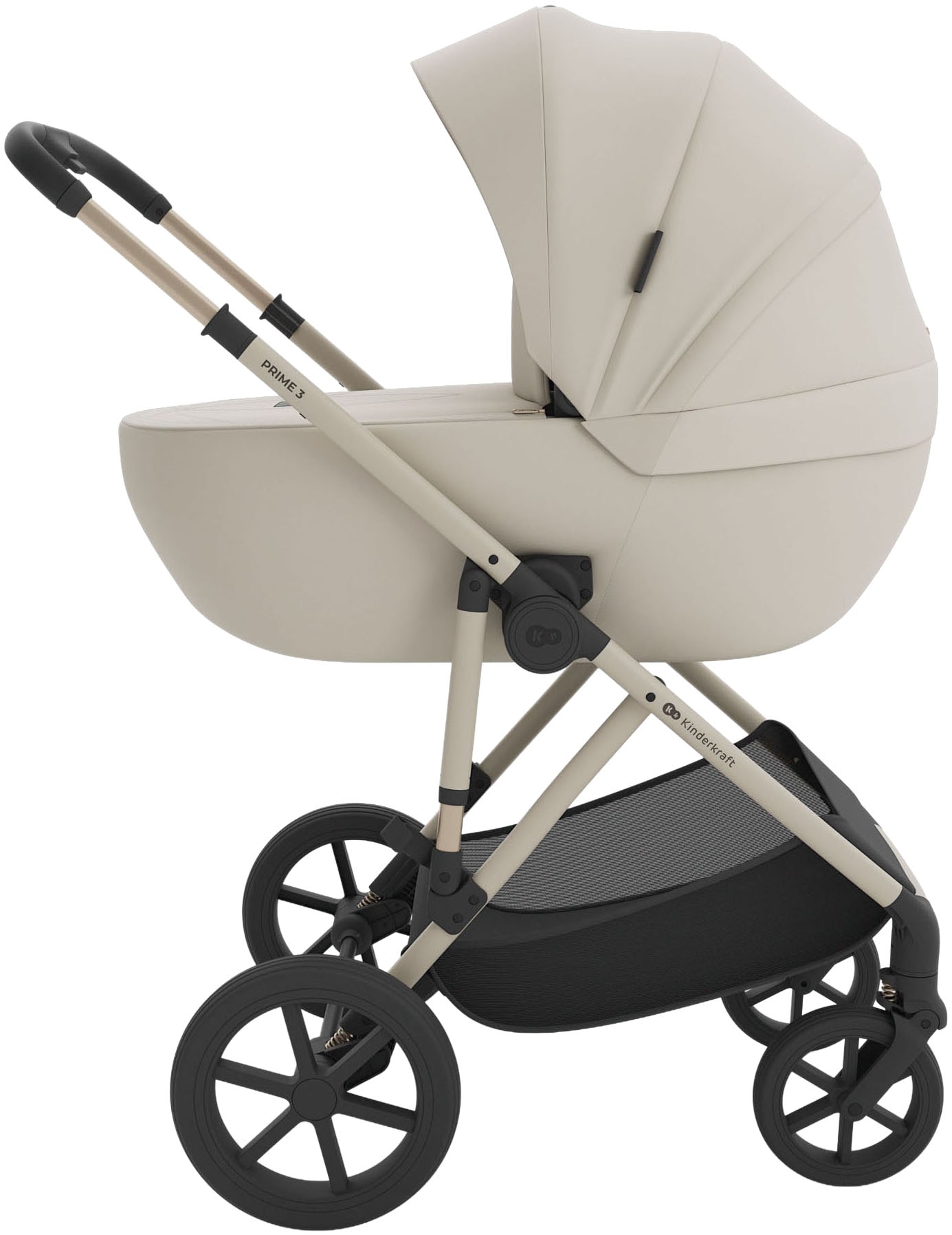 Kinderkraft Kombi-Kinderwagen »PRIME 3 3in1« 22 kg inkl. Babyschale MINK