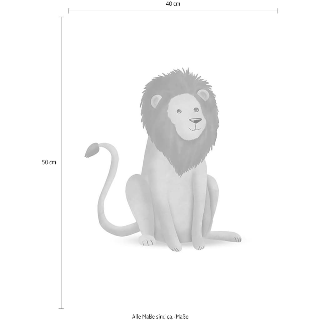 Komar Poster »Cute Animal Lion«, Tiere, (1 St.)