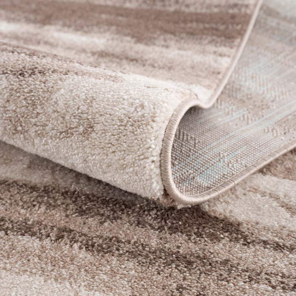 Carpet City Teppich »Moda«, rechteckig, 11 mm Höhe, Kurzflor, Streifen-Muster, Weicher Flor