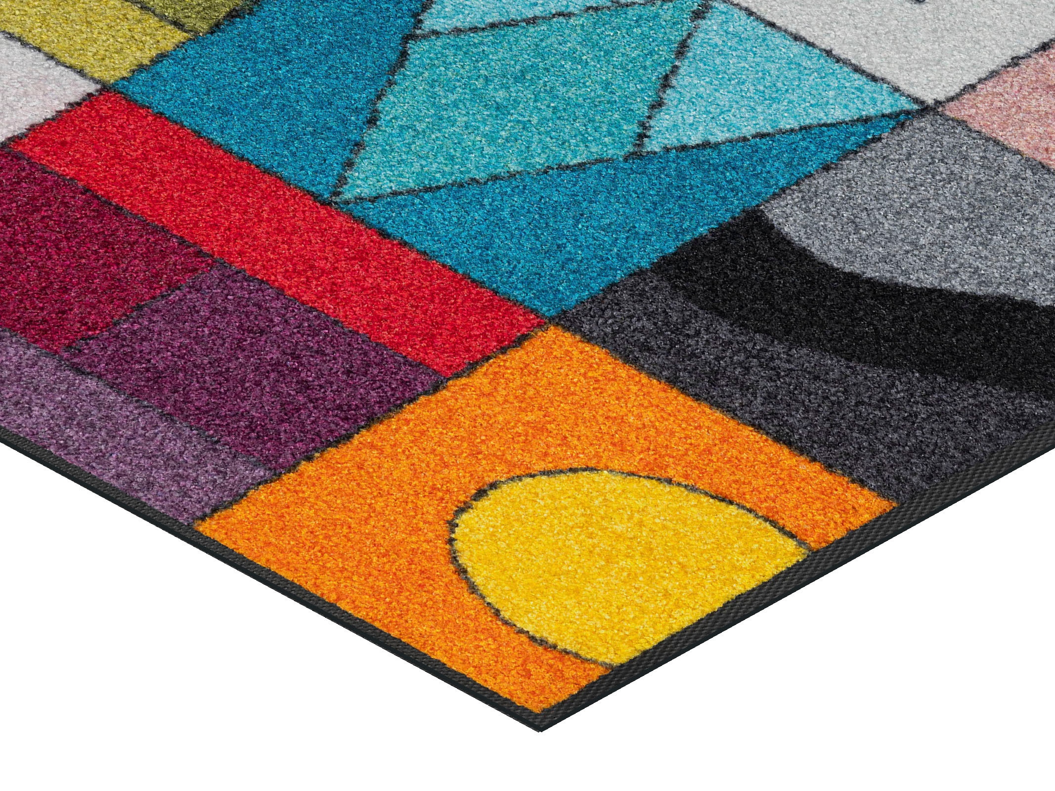 kaufen Fußmatte online by wash+dry rutschhemmend, Kleen-Tex Patchwork Design, »Momix«, waschbar rechteckig, Schmutzfangmatte, modernes