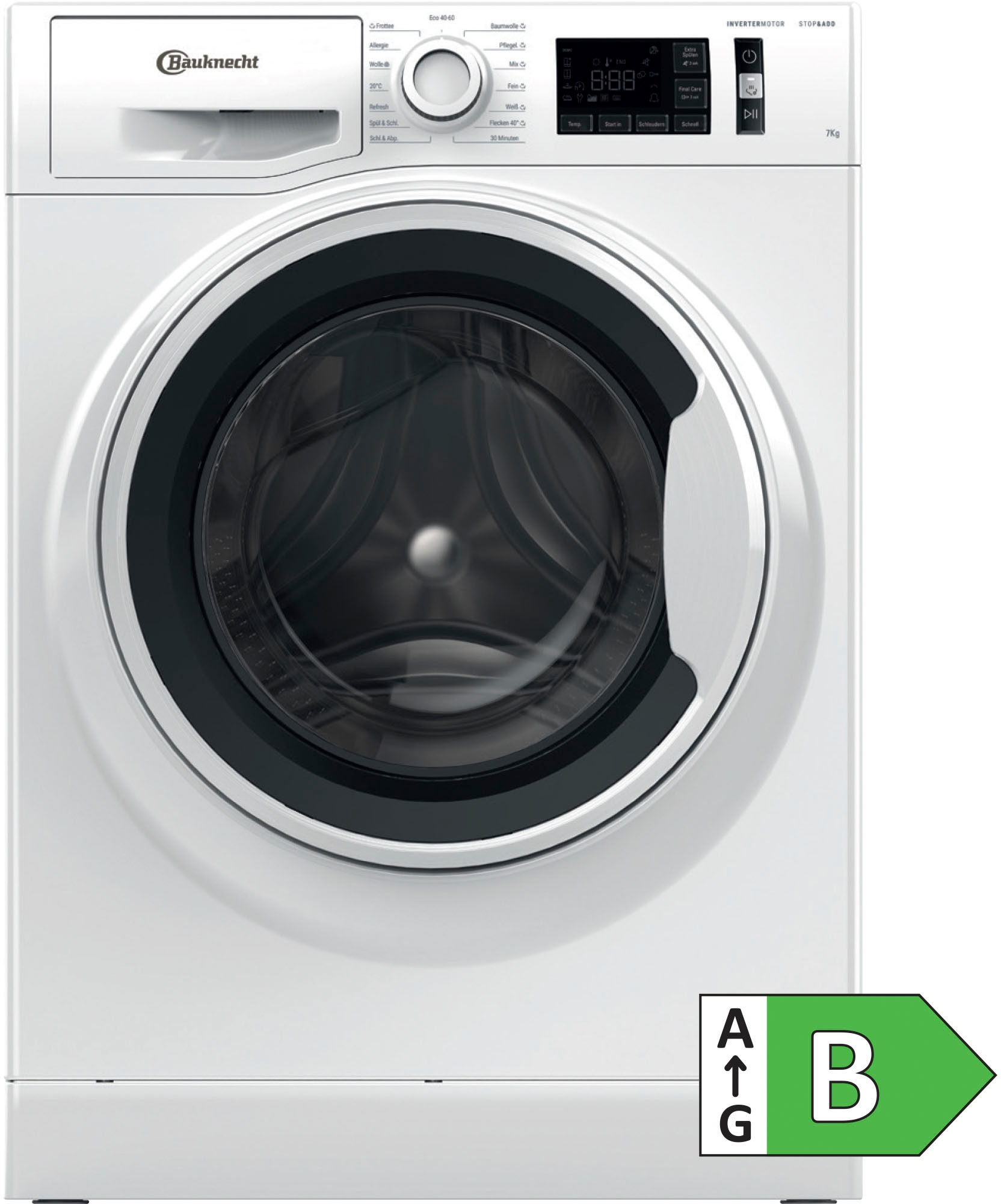 BAUKNECHT Waschmaschine »W Active 711 B«, W Active 711 B, 7 kg, 1400 U/min