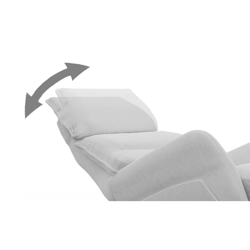 ADA trendline Relaxsessel »Thimo«, in Größe M, Liegefläche 180cm, mehrfach verstellbar, optional mit Aufstehhilfe