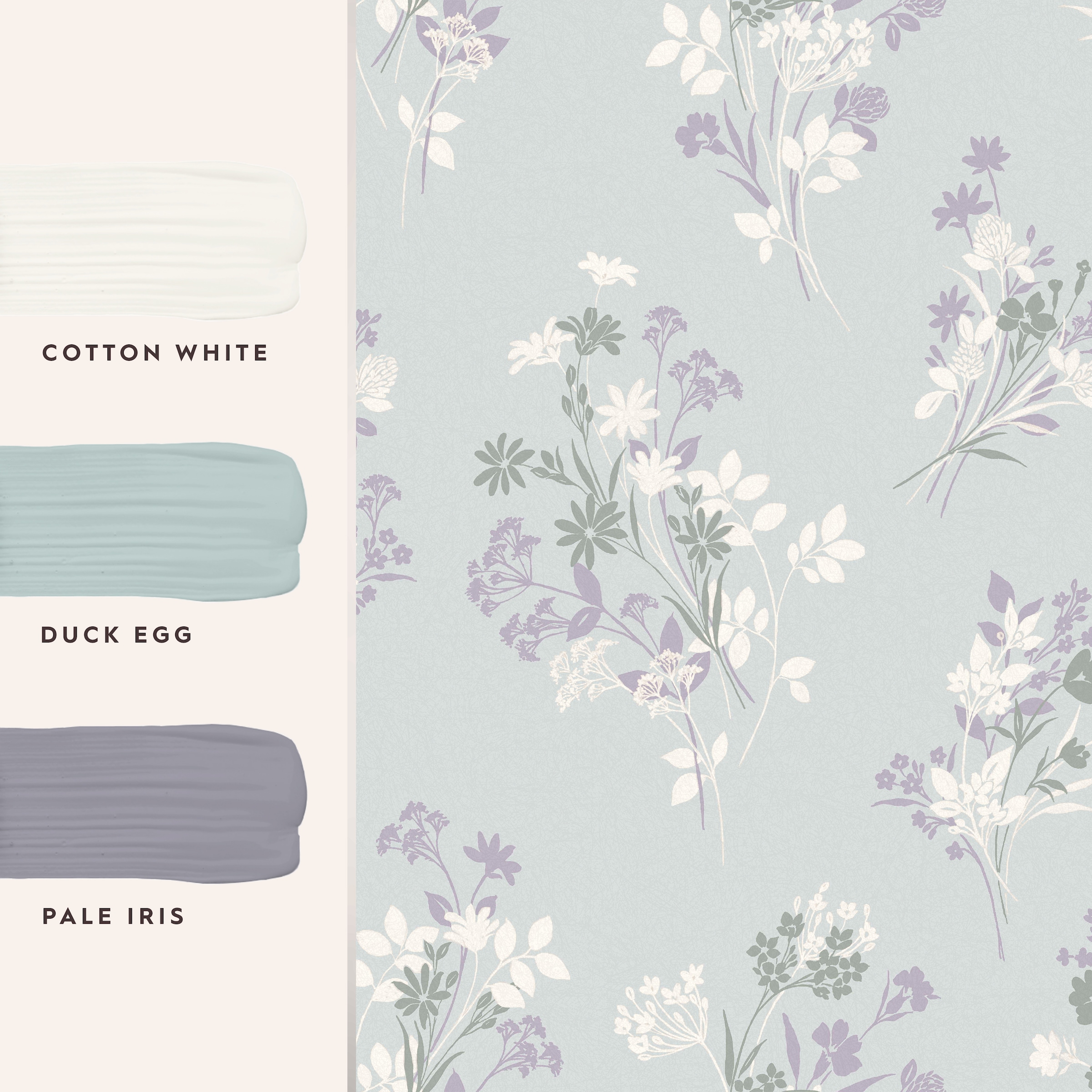 LAURA ASHLEY Vliestapete »Igerna« floral | geblümt texturiert 10mx52cm