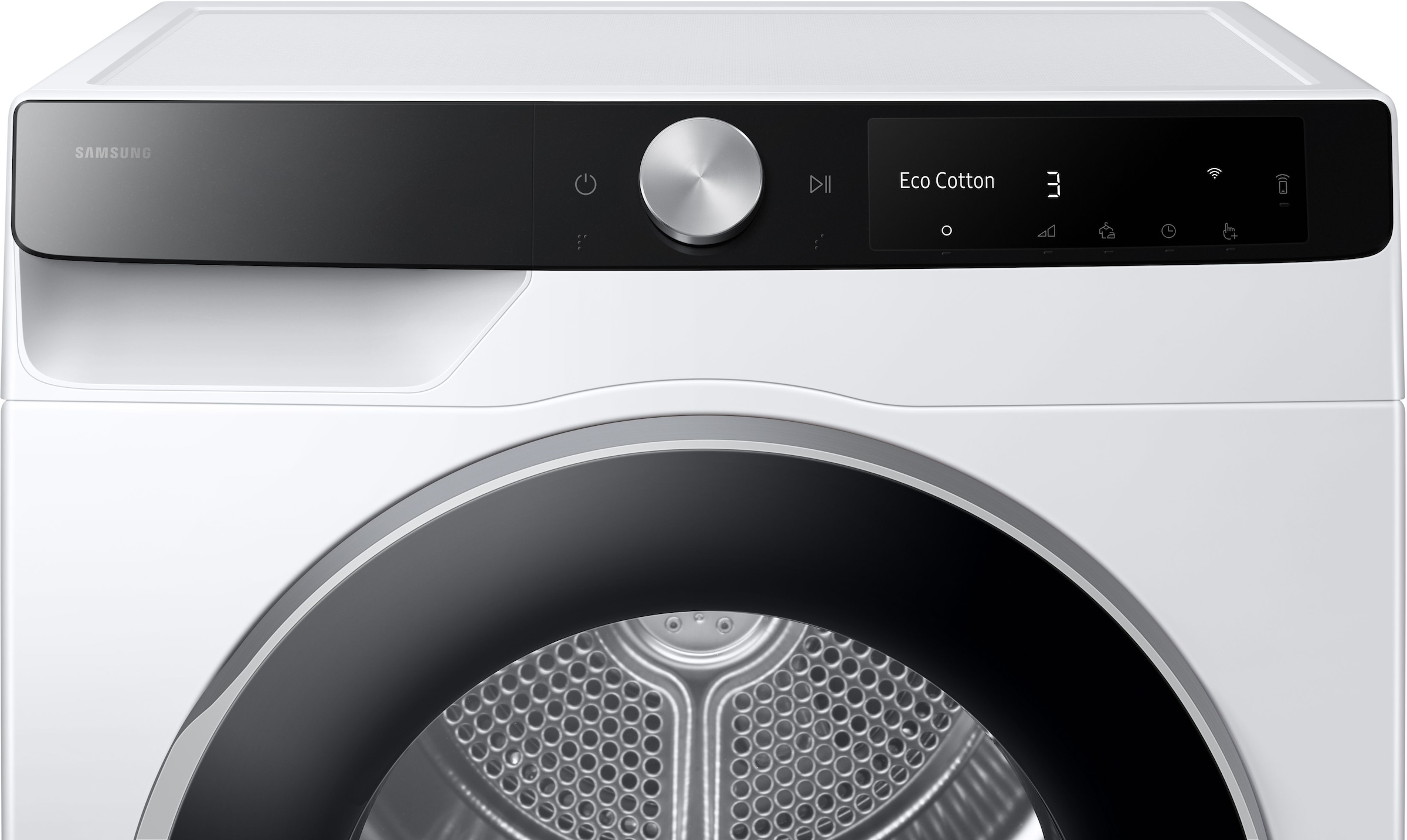 Samsung Wärmepumpentrockner »DV90DG6845LKU2«, DV6400D, 9 kg, Klartext-Display - Eiache und komfortable Bedienung