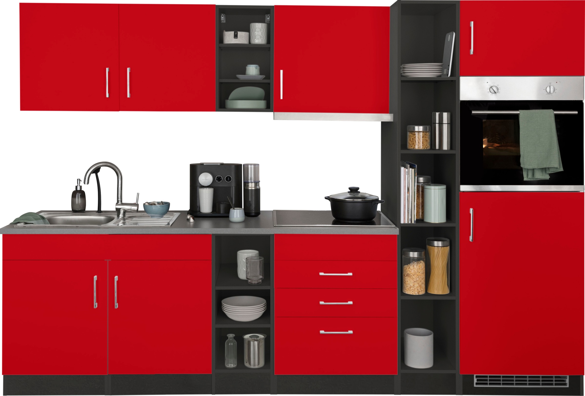 KOCHSTATION Küchenzeile »KS-Paris – Küchen mit einzigartigen Fotomotiven au günstig online kaufen