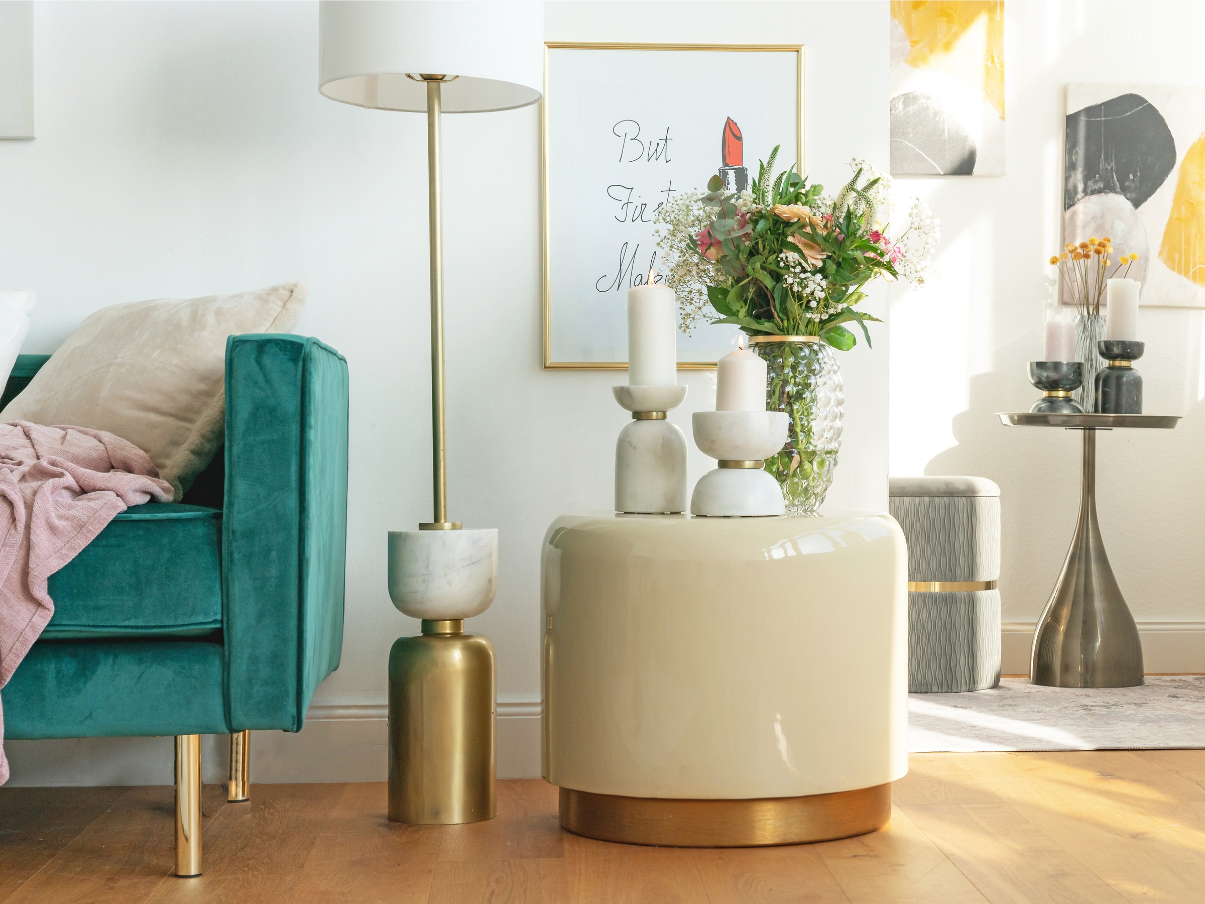 Kayoom Beistelltisch »Art Deco 250, Abstelltisch aus Metall,funktional und günstig online kaufen