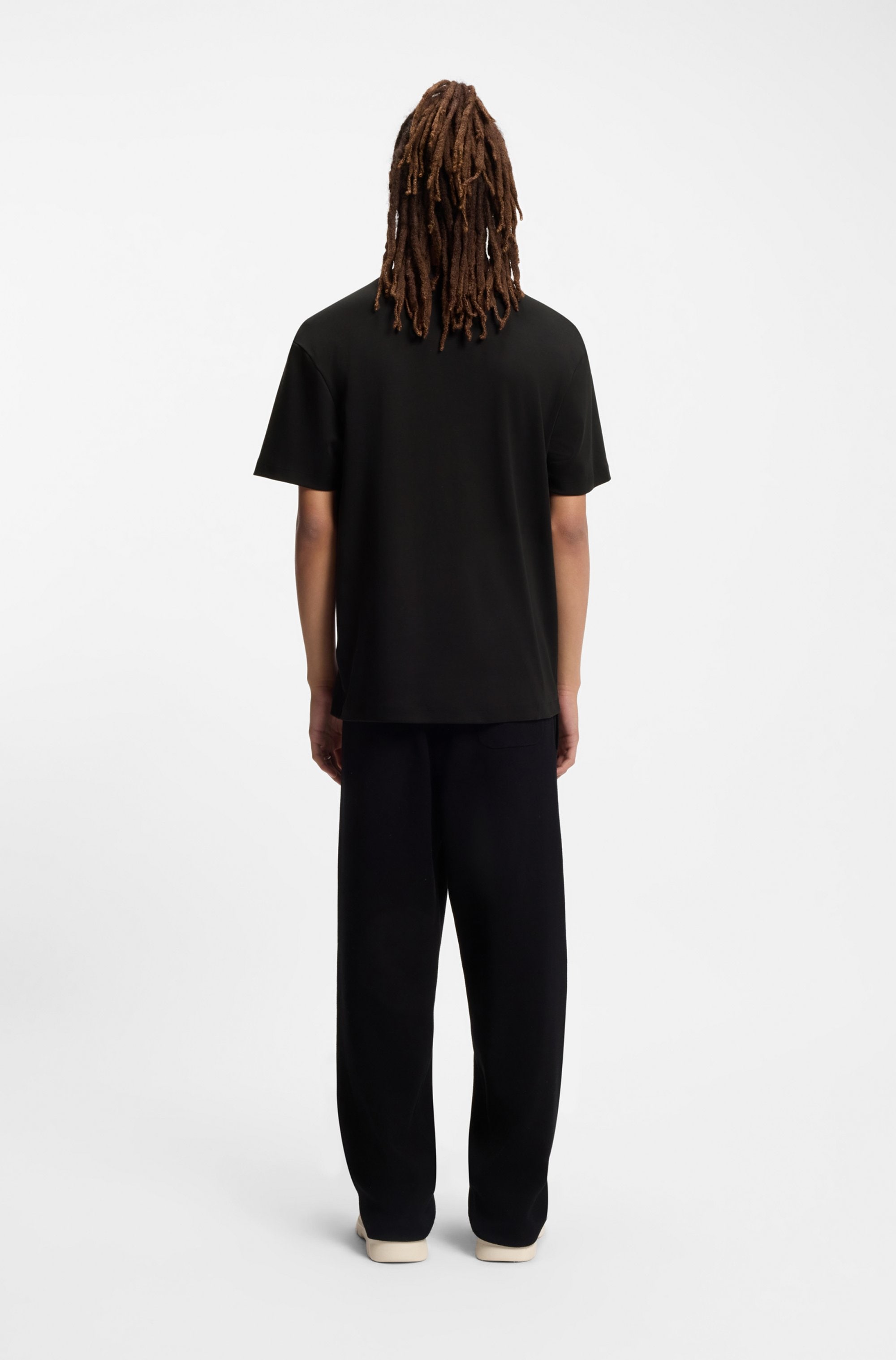 HUGO T-Shirt »Dalile Metal Logo« Stacked-Logo, Rundhals, regular fit