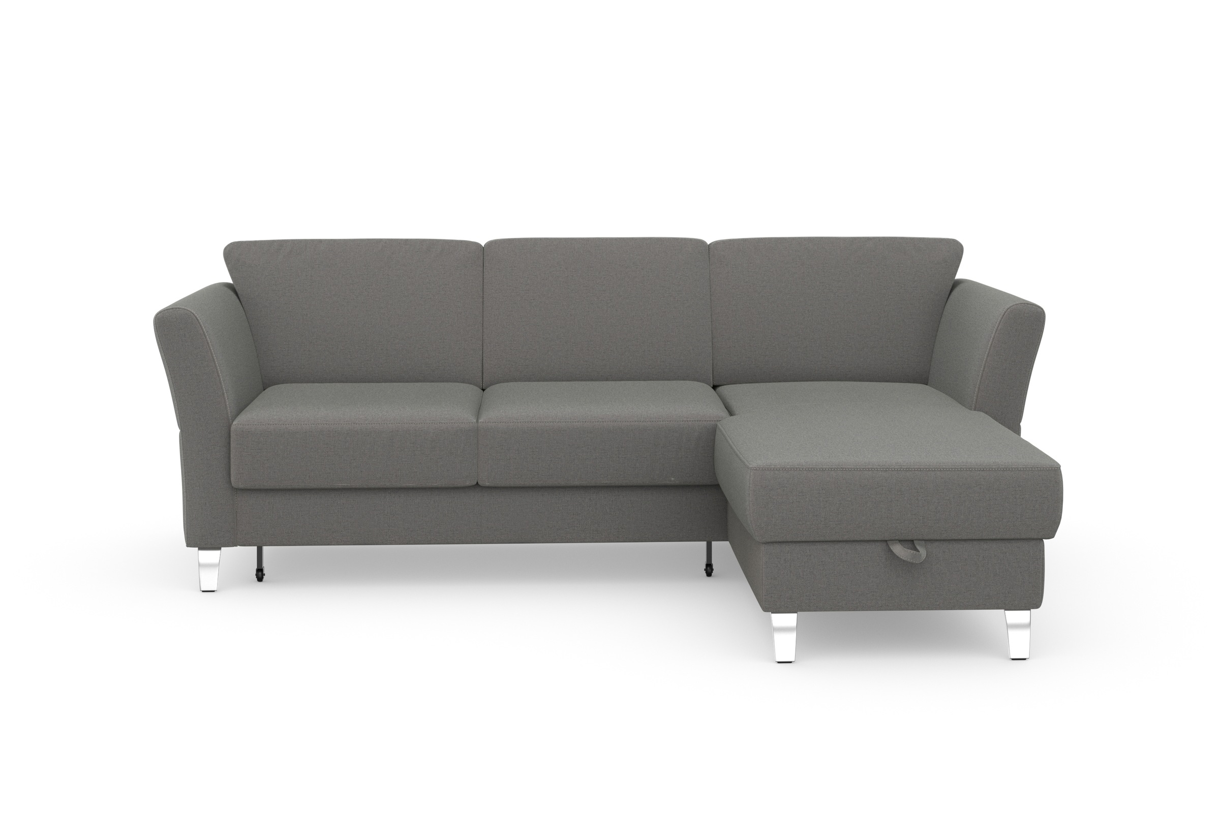 sit&more Ecksofa »Visby L-Form«, wahlweise mit Bettfunktion und Bettkasten, günstig online kaufen
