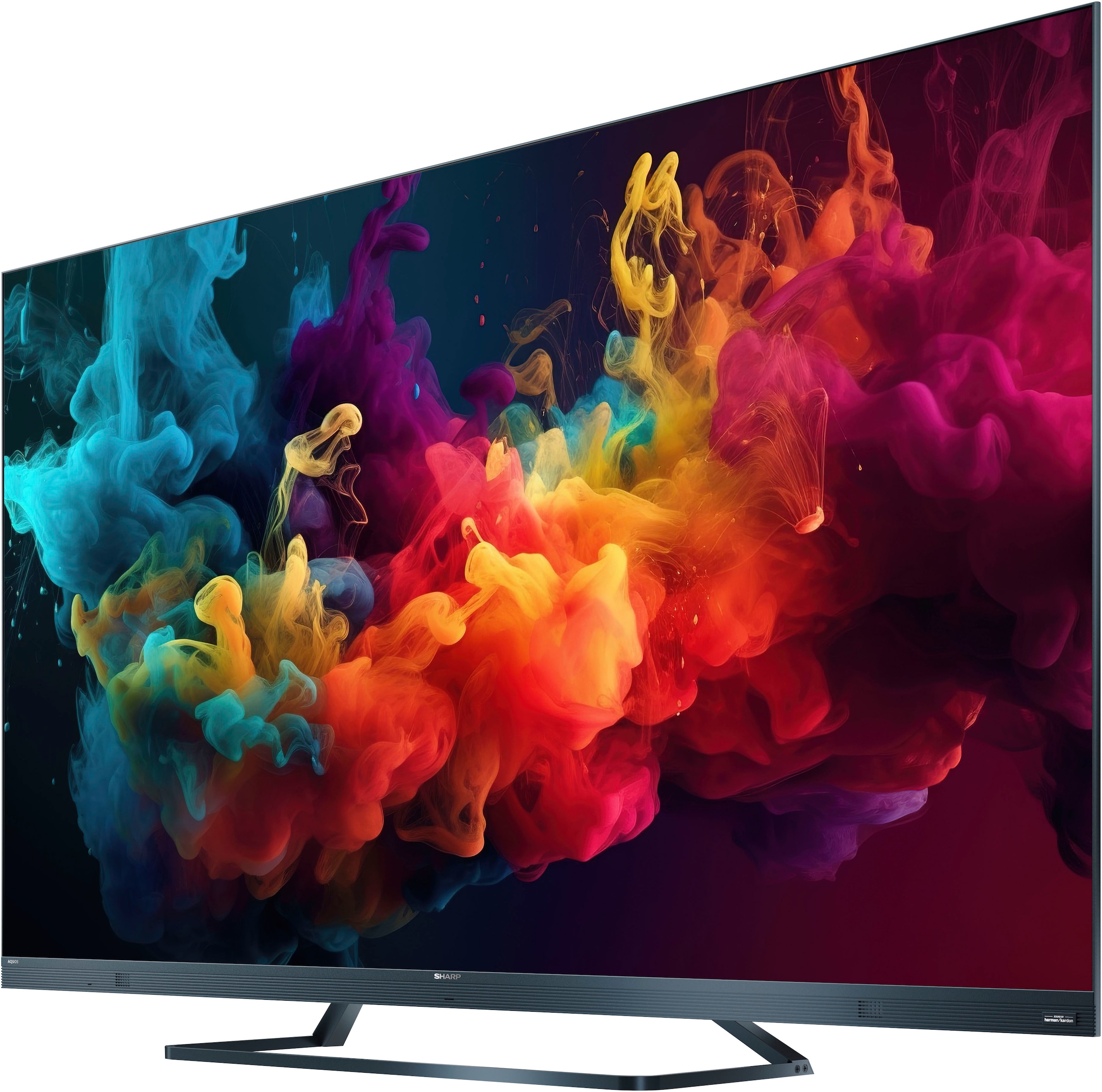 Sharp LED-Fernseher »SHARP 75FQ5EG Quantum Dot Google TV 189 cm (75 Zoll) 4K Ultra HD QLED«, 189 cm/75 Zoll, 4K Ultra HD, Google TV, Quantum Dot, QLED, Dolby Atmos, Dolby Vision, HDMI 2.1 mit eARC