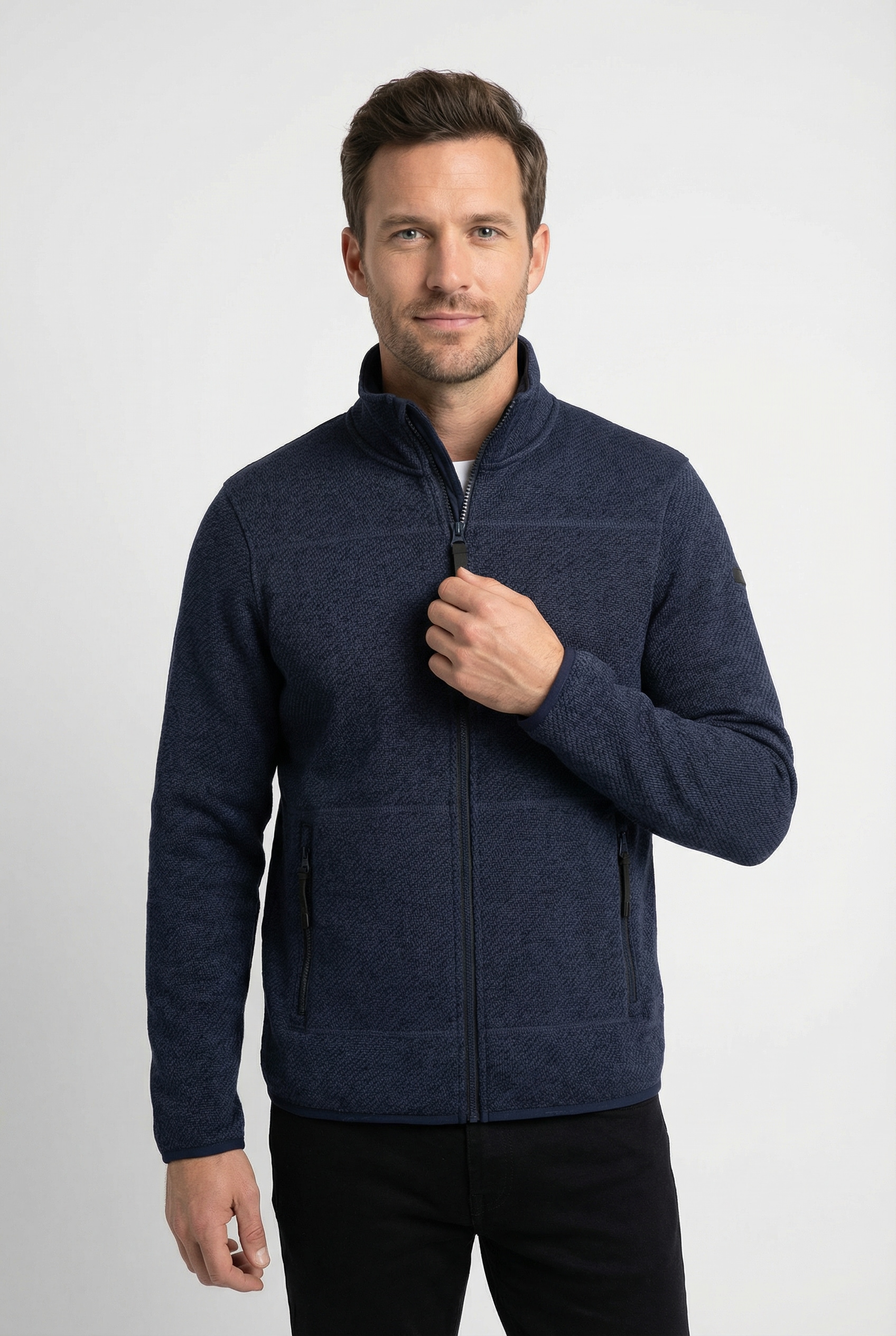Icepeak Fleecejacke »AGEN« sportlicher Stil, aus schnell trocknendem Thermal-Material