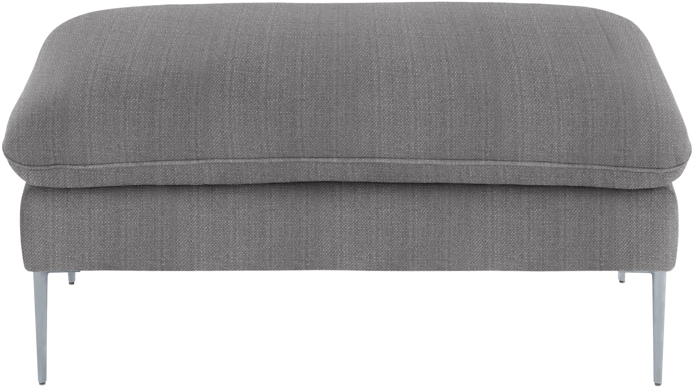 W.SCHILLIG Hocker »enjoy&MORE«, Füße silber matt, Breite 106 cm