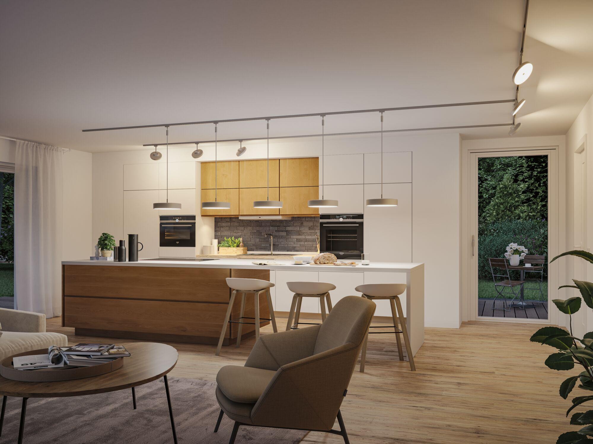 Paulmann Schienensystem-Leuchten »Hildor 500lm 7,5W RGBW+ dimmbar 230V« LED-Modul 1 Stk. Tageslichtweiß Smart Home