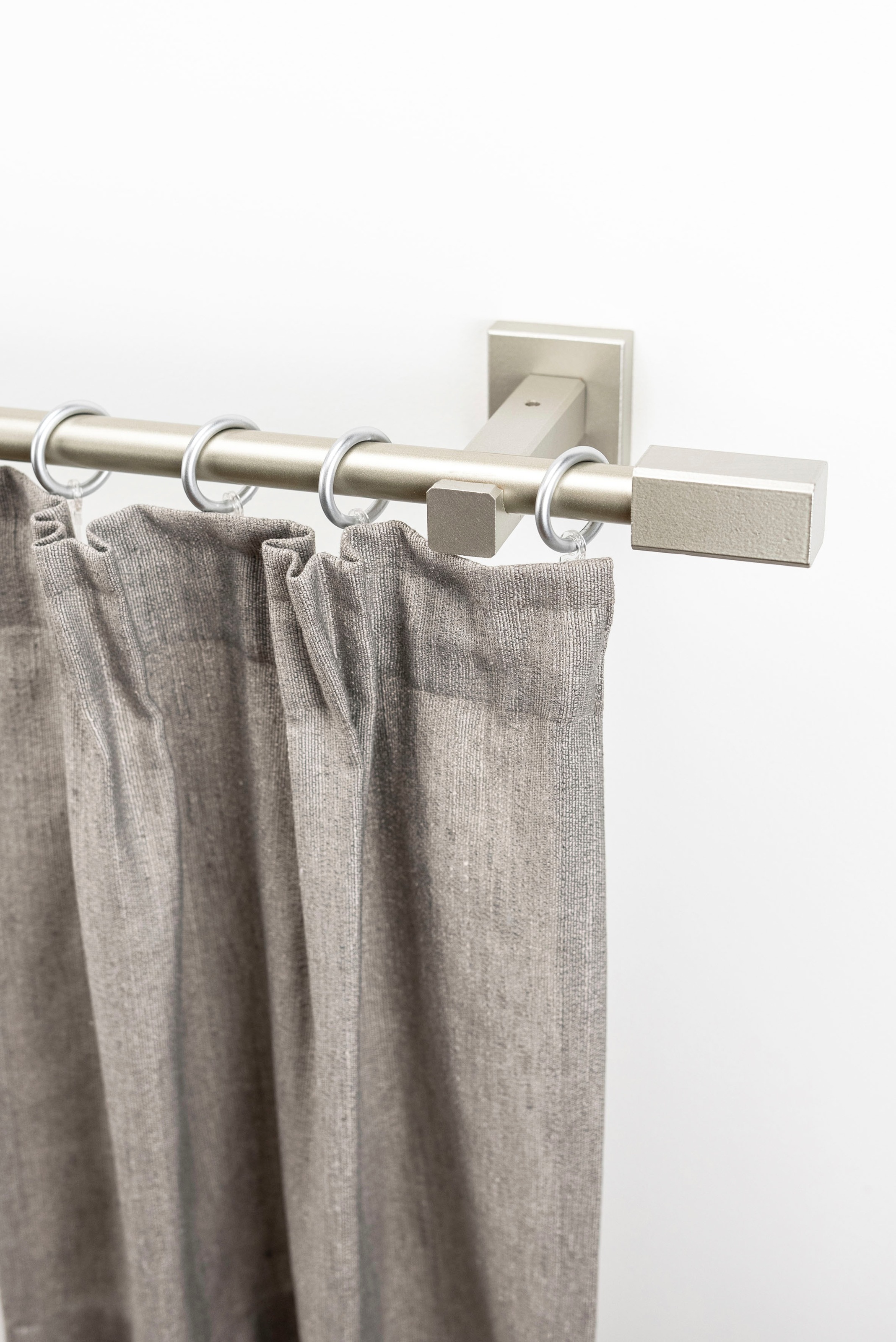 GARESA Gardinenstange »CUBUS« Ø 20 mm 1 läufig-läufig Wunschmaßlänge;Träger günstig online kaufen