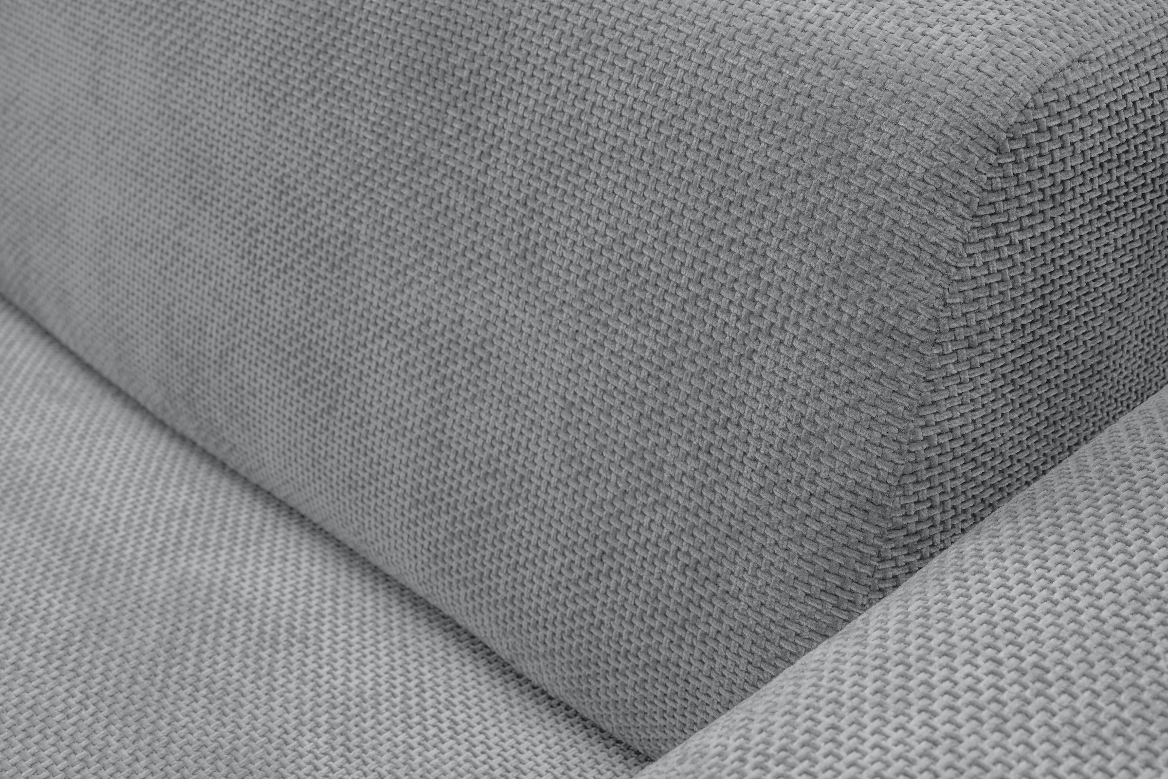 WERK2 Ecksofa »Zeus-L modern und zeitlos, Breite 253cm, bequemes Sofa«, Curvy Trend Ecksofa mit urbaner Optik