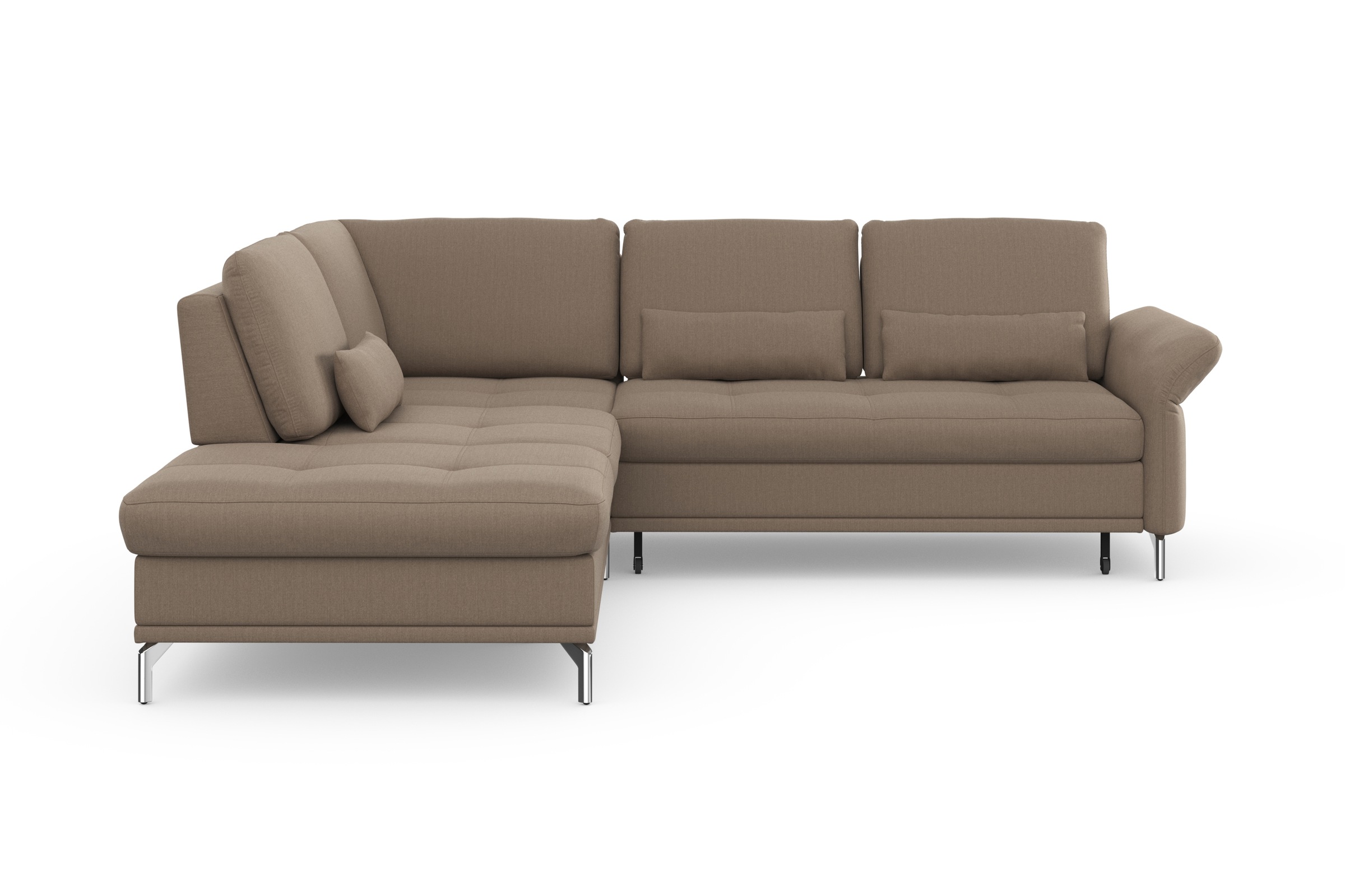 Home affaire Ecksofa »Palm Beach L-Form« Federkern, mit Sitztiefenverstellu günstig online kaufen