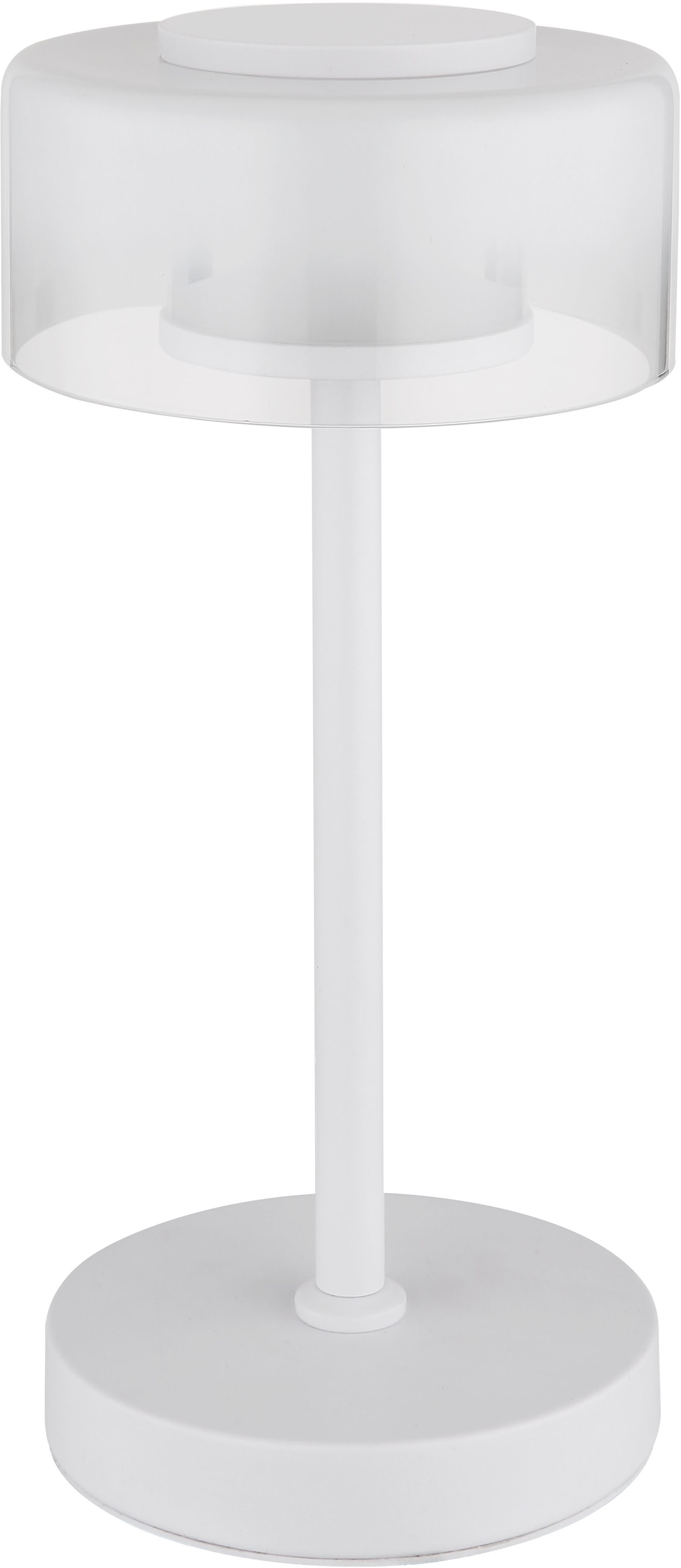 GLOBO LIGHTING LED Tischleuchte »BELINDA«, Leuchtmittel LED-Modul | LED fest integriert, Tischlampe/Glas opal/modern/Wohnzimmer/Schlafzimmer