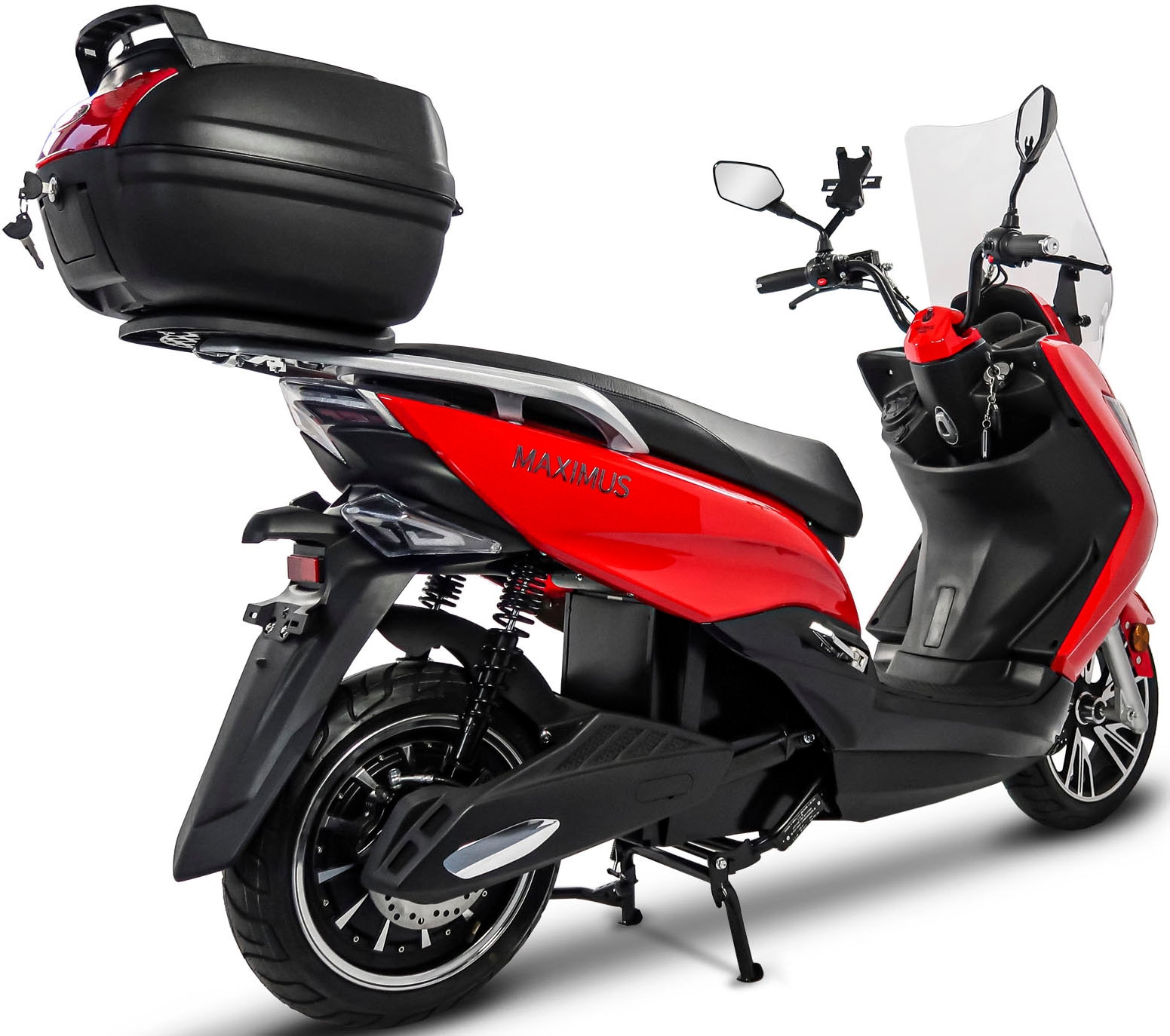 Rolektro E-Motorroller »Maximus MX2-45, 2 Akkus«, bis zu 168 km Reichweite, mit integr. Alarmanlage