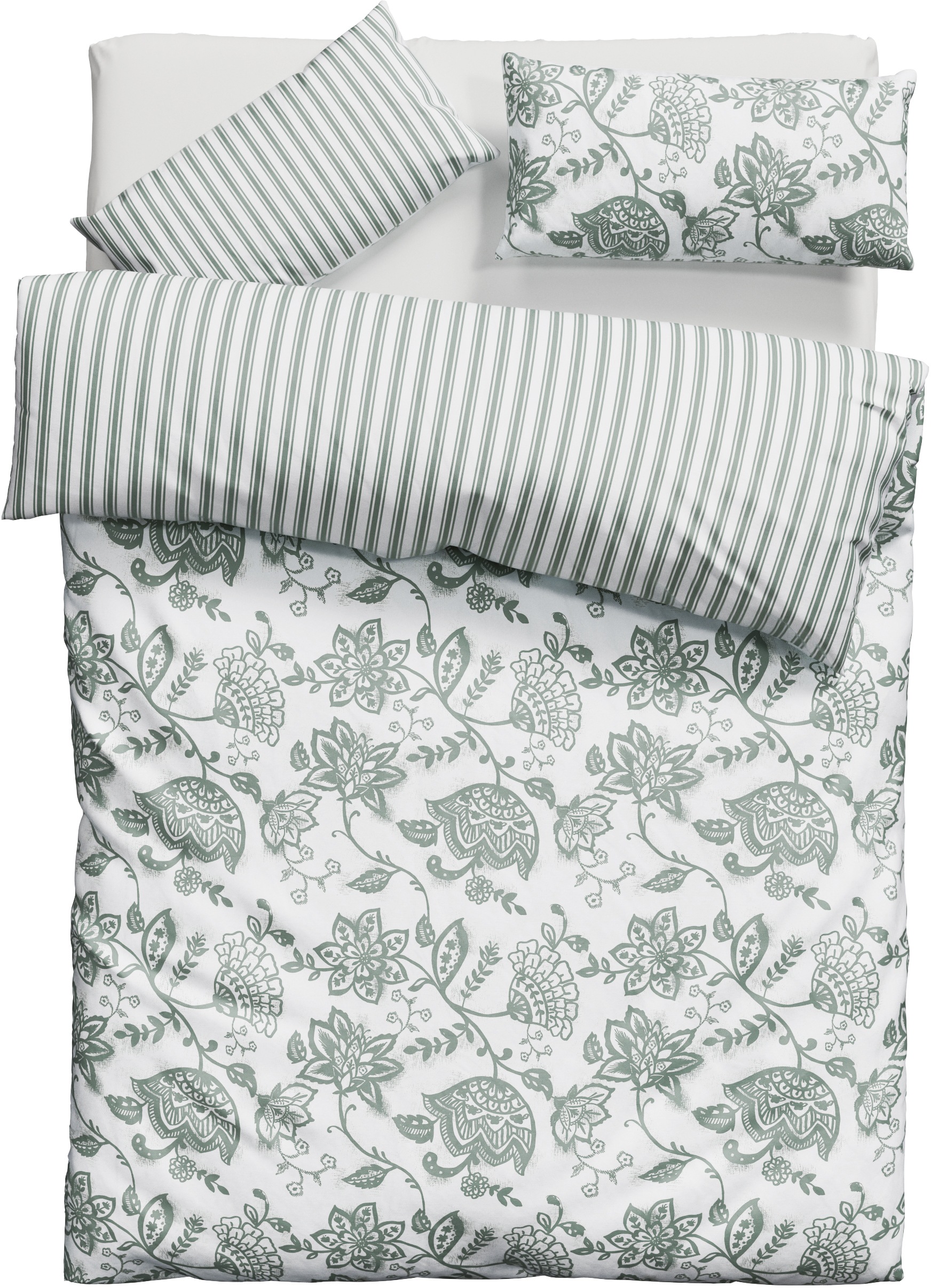 andas Bettwäsche »Nordby« 2 Stk. tlg. Bettwäsche aus Baumwolle, skandinavis günstig online kaufen