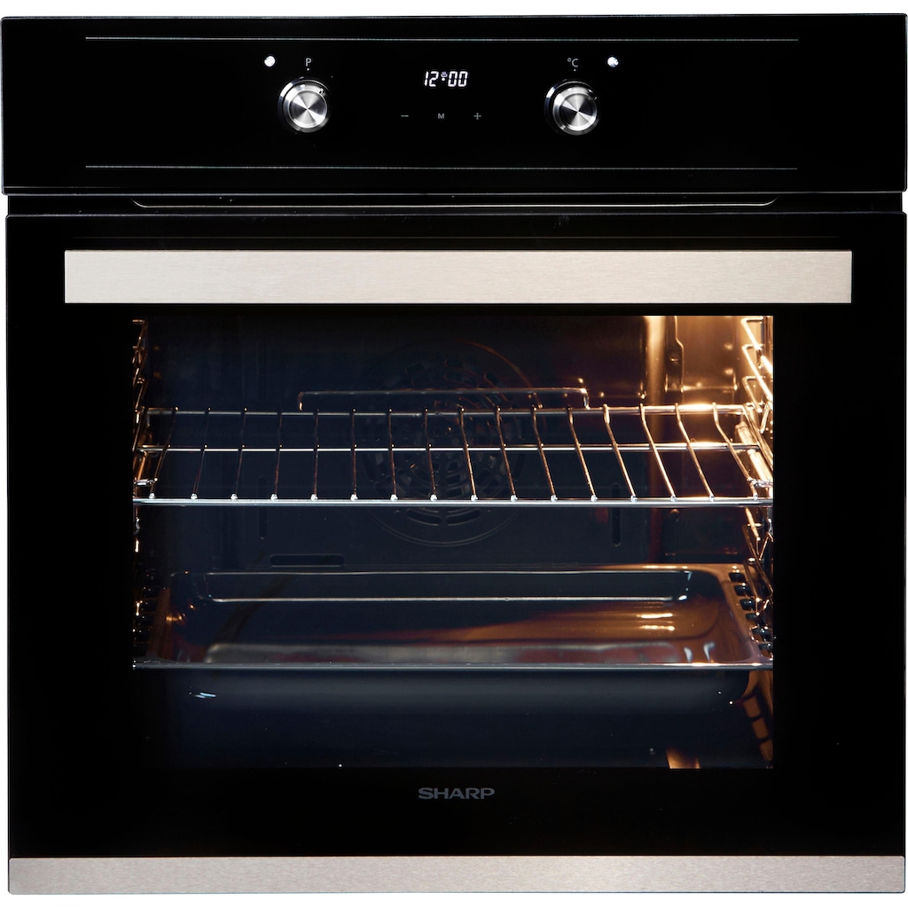 Sharp Backofen-Set »Power-Set Graphit«, K-60D19BM1-EU