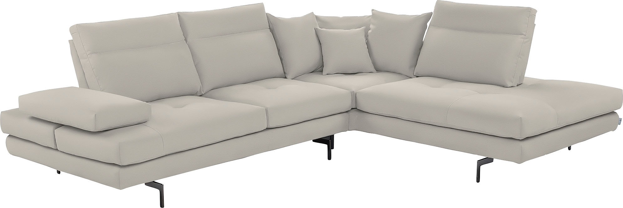 CALIA ITALIA Ecksofa »Toby Wing, Komfortsofa mit Sitzkomfort der Extraklass günstig online kaufen