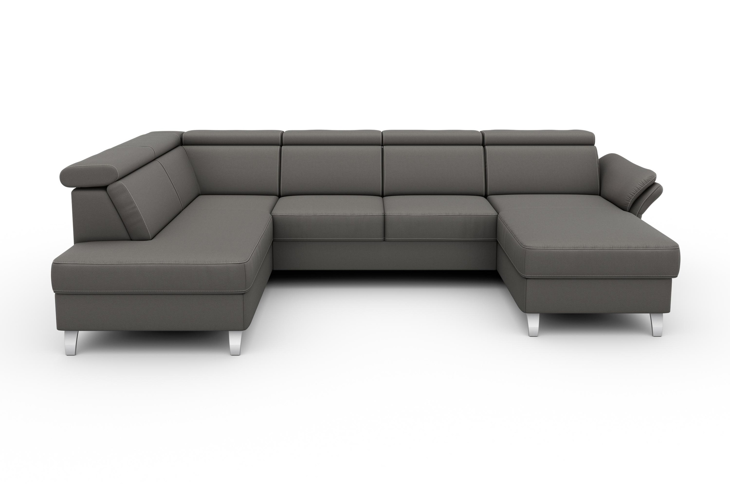 sit&more Wohnlandschaft »Vincenzo U-Form«, inklusive Kopfteilverstellung, w günstig online kaufen