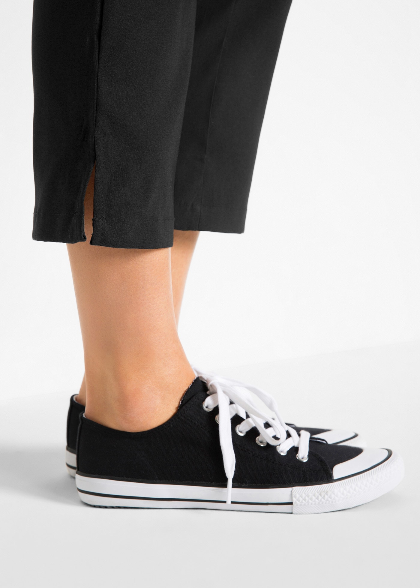 bonprix 7/8-Hose »7/8-Bengalin-Hose mit Bequembund«  mit Elasthan-Anteil, Regular Fit, mit Bequembund