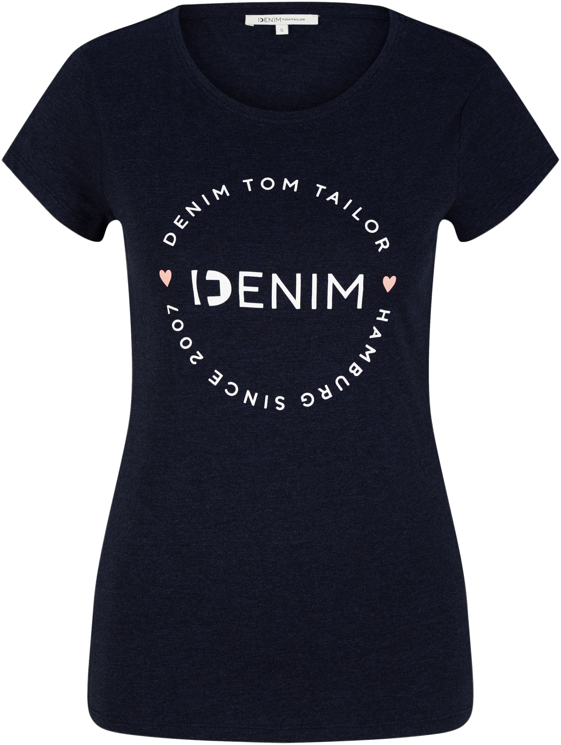 weit TOM TAILOR Denim T-Shirt, (Packung, 2-er kaufen online 2 tlg., Pack)