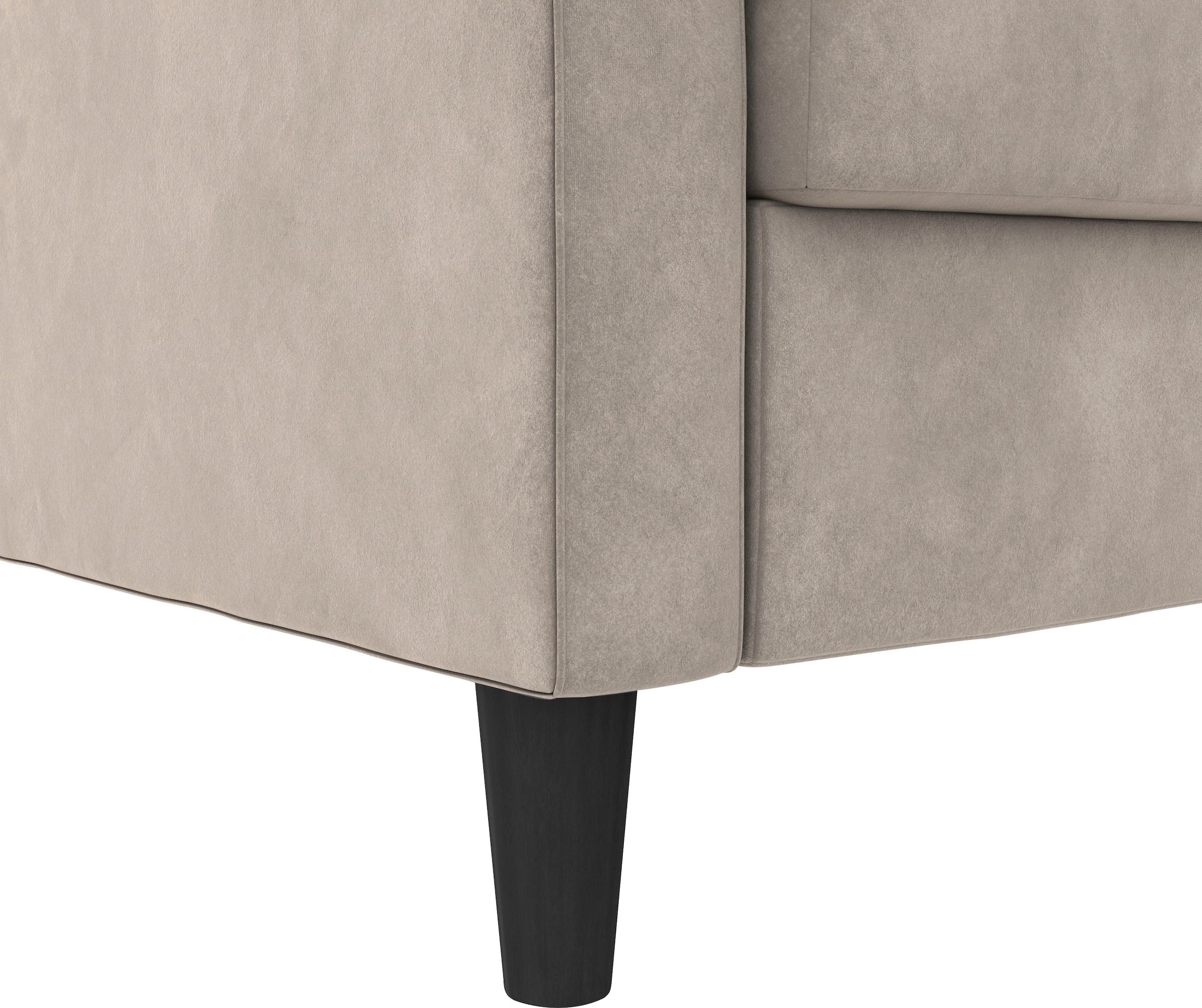 Dorel Home Ecksofa »Presley, L-Form,«, Ecksofa mit Bett-Funktion und Stauraum, verstellbare Rückenlehne