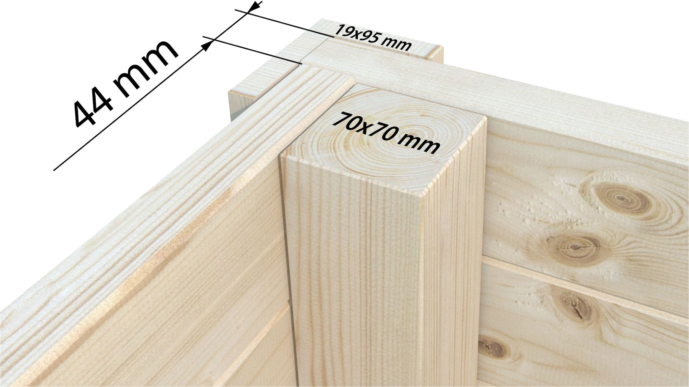 Palmako Gartenhaus »Andrea Slide Plus« verschiedene Farben