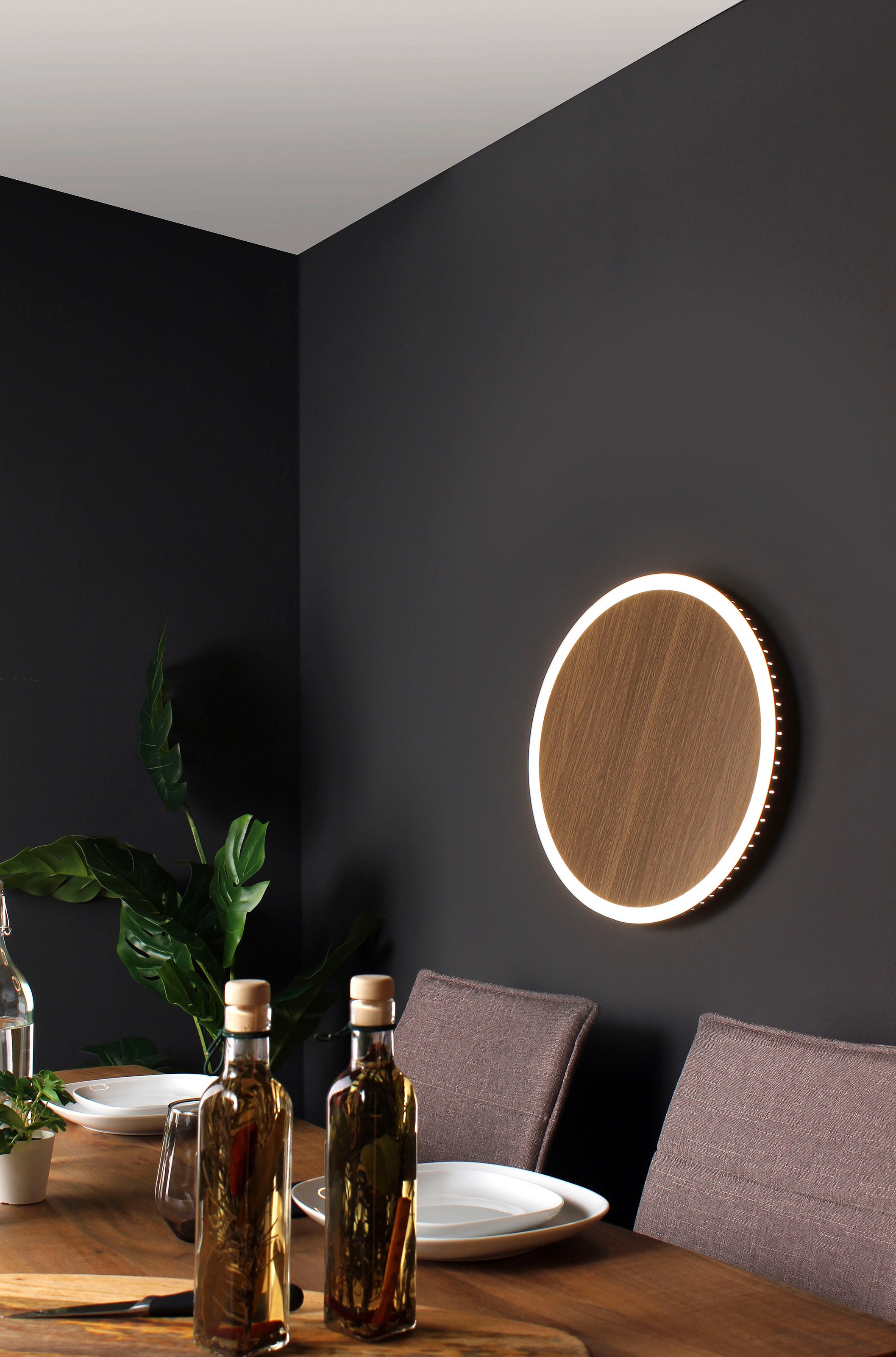 ECO-LIGHT LED Deckenleuchte »Moon«, Leuchtmittel LED-Modul   LED fest integ günstig online kaufen