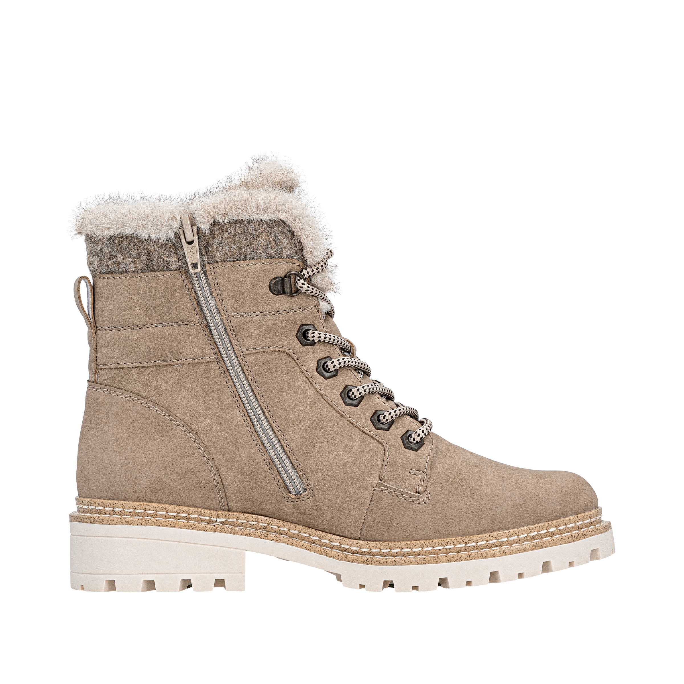 Remonte Winterstiefelette »Elisabeth Hurley-Collection«, Schnürboots mit wasserabweisender TEX-Membran und Fiber Grip