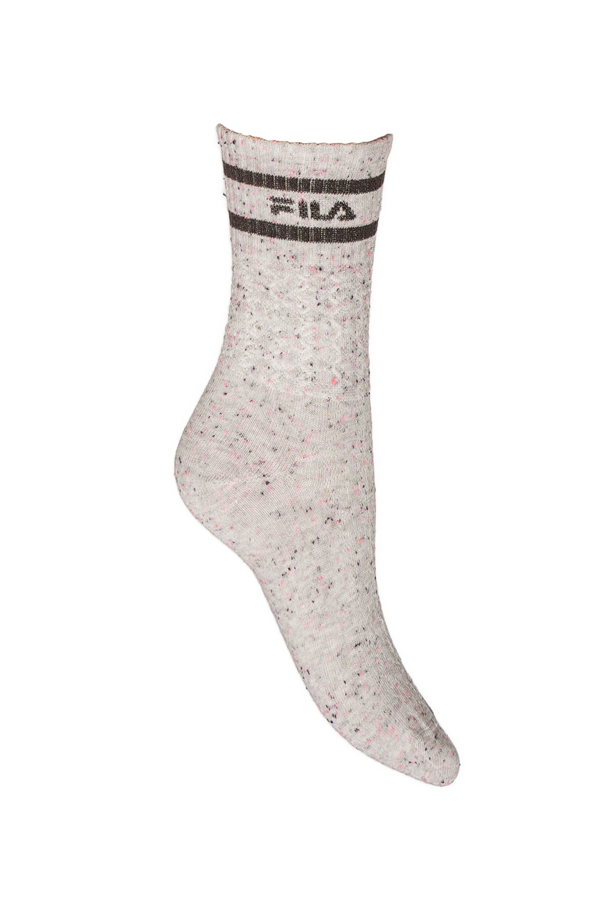 Fila Freizeitsocken »WOMAN LIFESTYLE NORMAL BUTTONED SOCKS« 4 Paar tlg. mit modischem Punktemuster