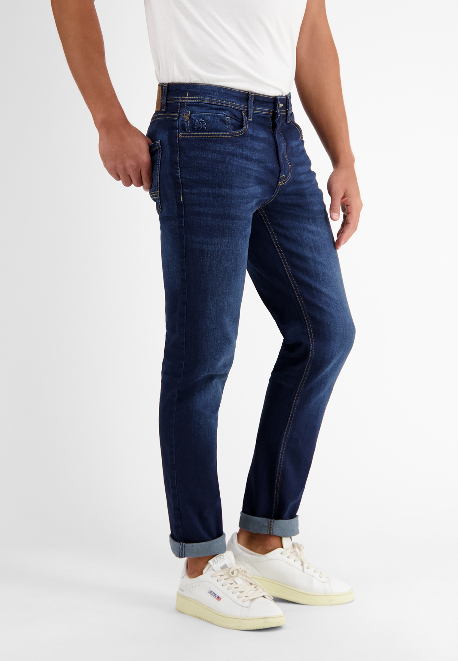 LERROS Relax-fit-Jeans »LERROS BAXTER 5-Pocket-Denim im Used-Look, RELAXED FIT«