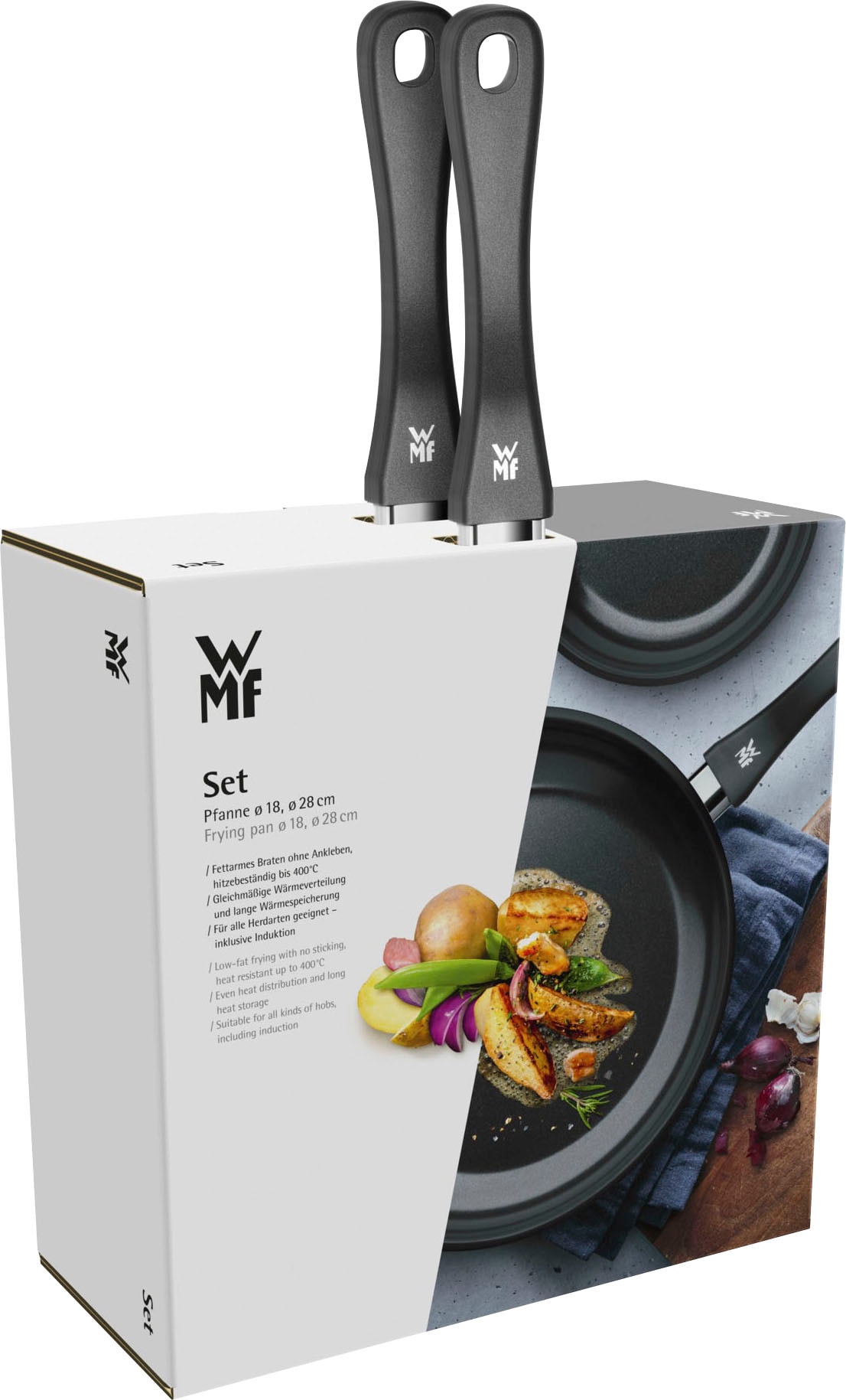 WMF Pfannen-Set »Devil«, Cromargan® Edelstahl Rostfrei 18/10, (Set, 2 tlg.), Induktion