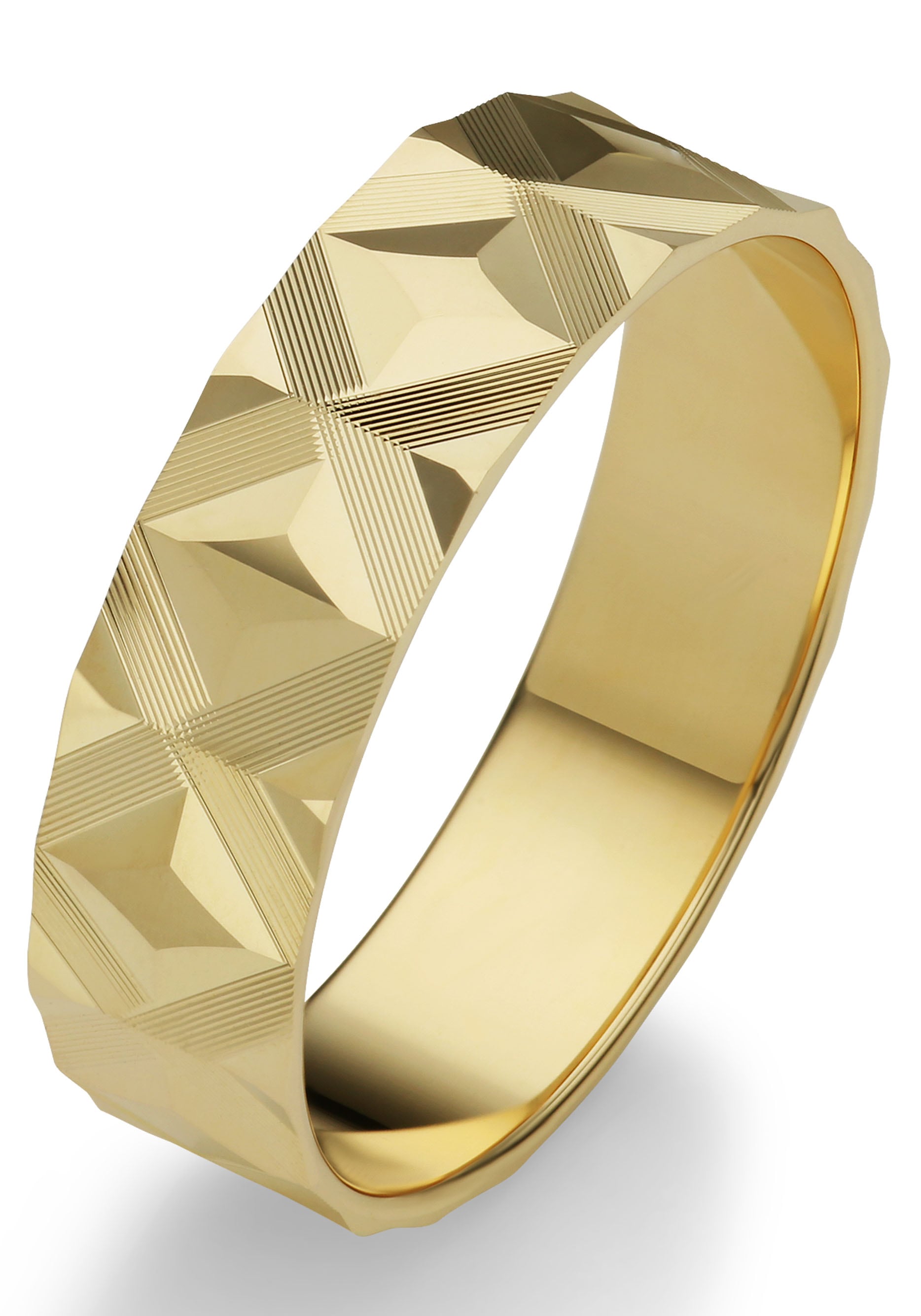 Firetti Trauring »Schmuck Geschenk Gold 375 Hochzeit Ehering "LIEBE"«, Made in Germany