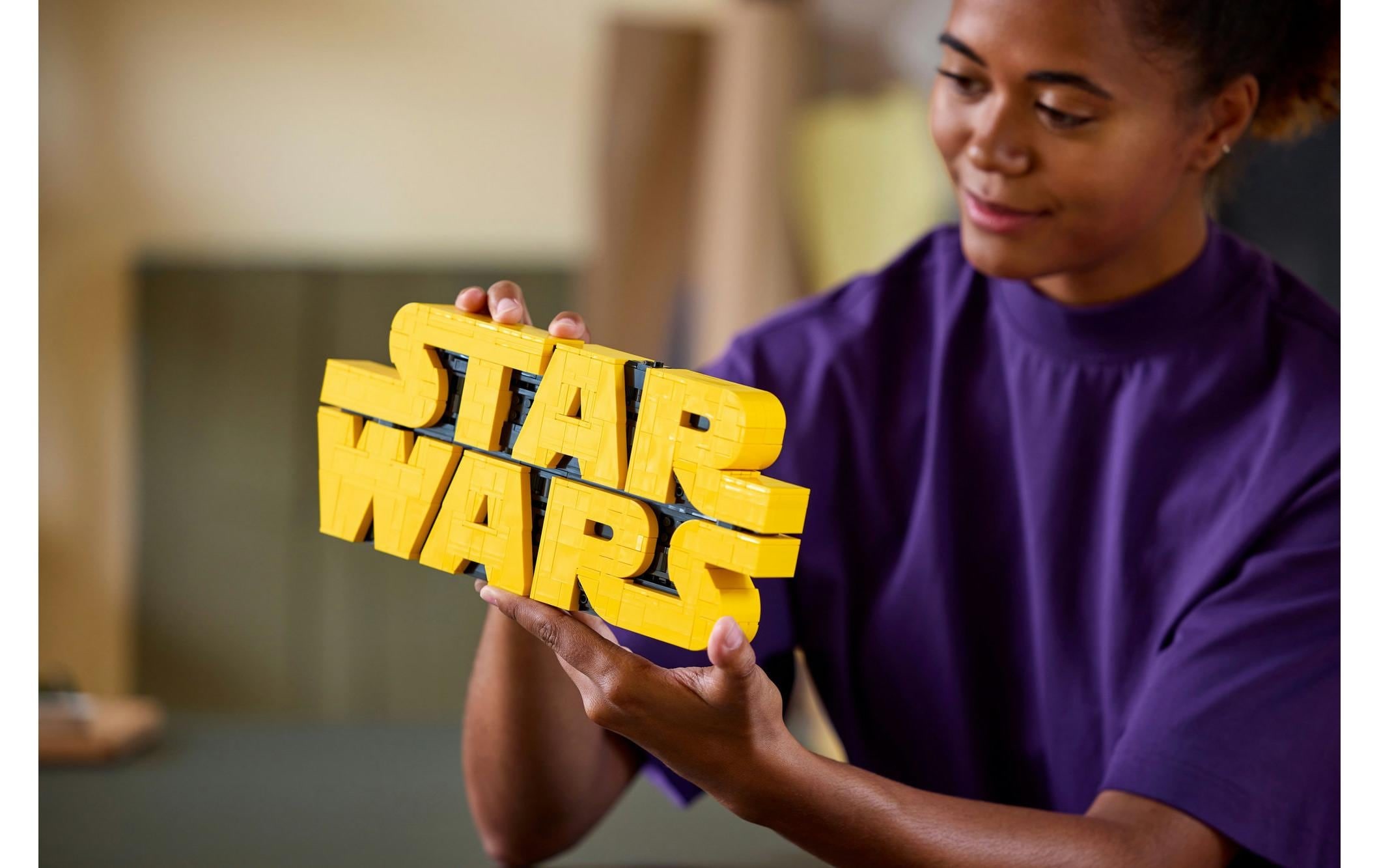 LEGO® Spielbausteine »Star Wars Logo aus Lego Steinen 75407«