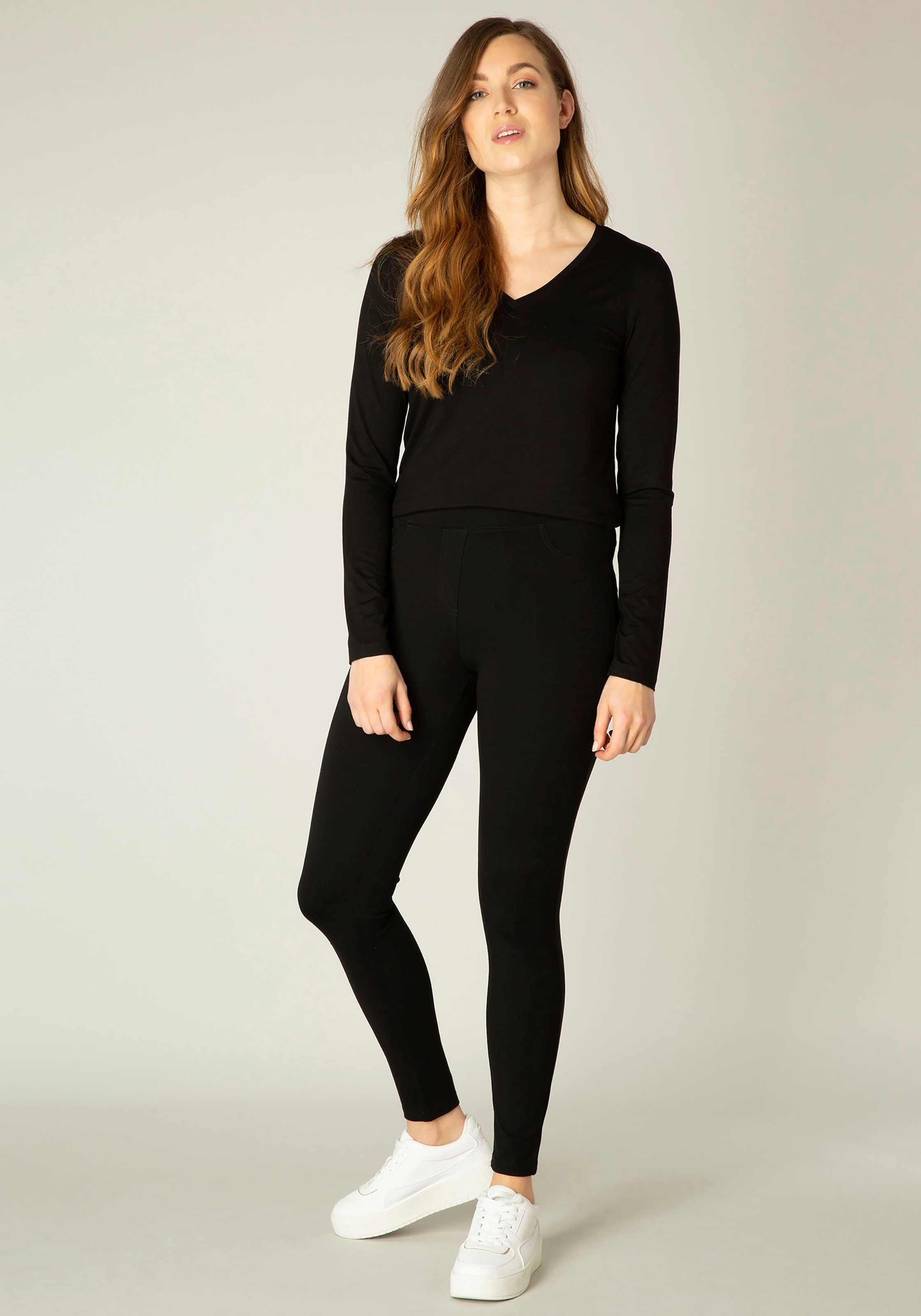 kaufen in »Ornika«, Bequemes Material online Base Level Skinny-Fit-Optik Jeggings