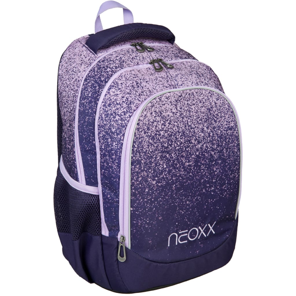 neoxx Schulrucksack »Fly, Glitterally perfect«, Reflektionsnaht