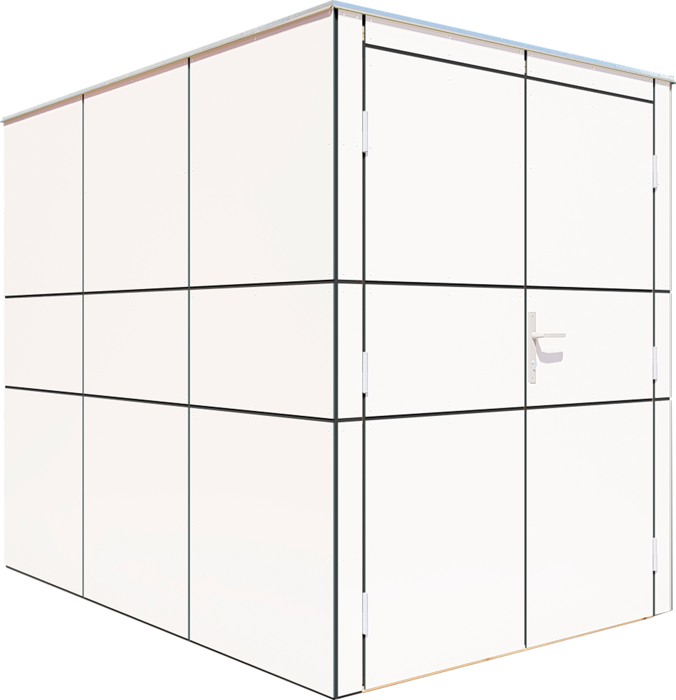 BERTILO Fahrradbox »HPL Bike in verschiedenen Farben« HPL, witterungsbeständig, farbstabil, BxTxH: 155x235x194 cm