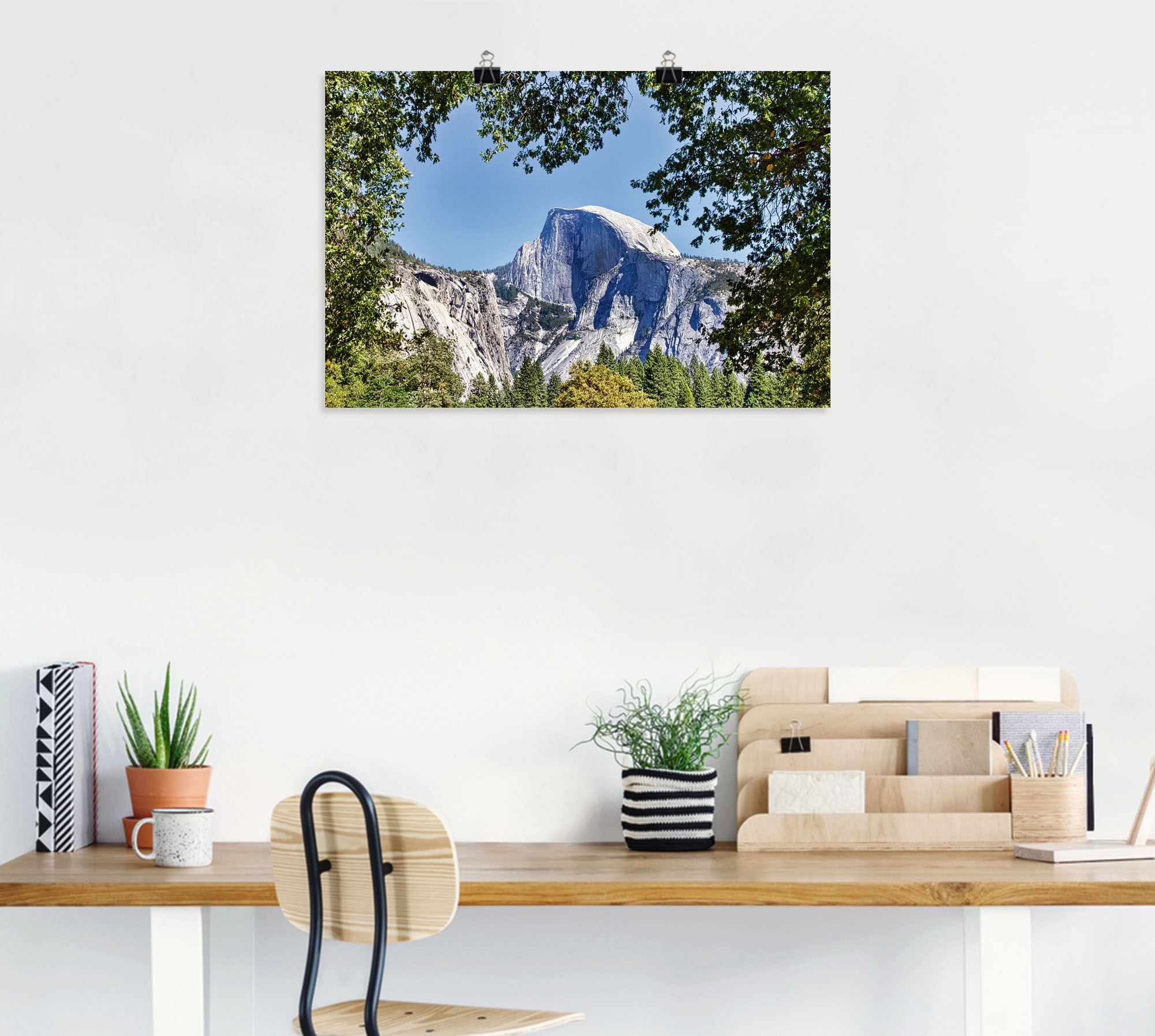 Artland Wandbild »YOSEMITE VALLEY Half Dome«, Bilder von Amerika, (1 St.), als Alubild, Leinwandbild, Wandaufkleber oder Poster in versch. Größen