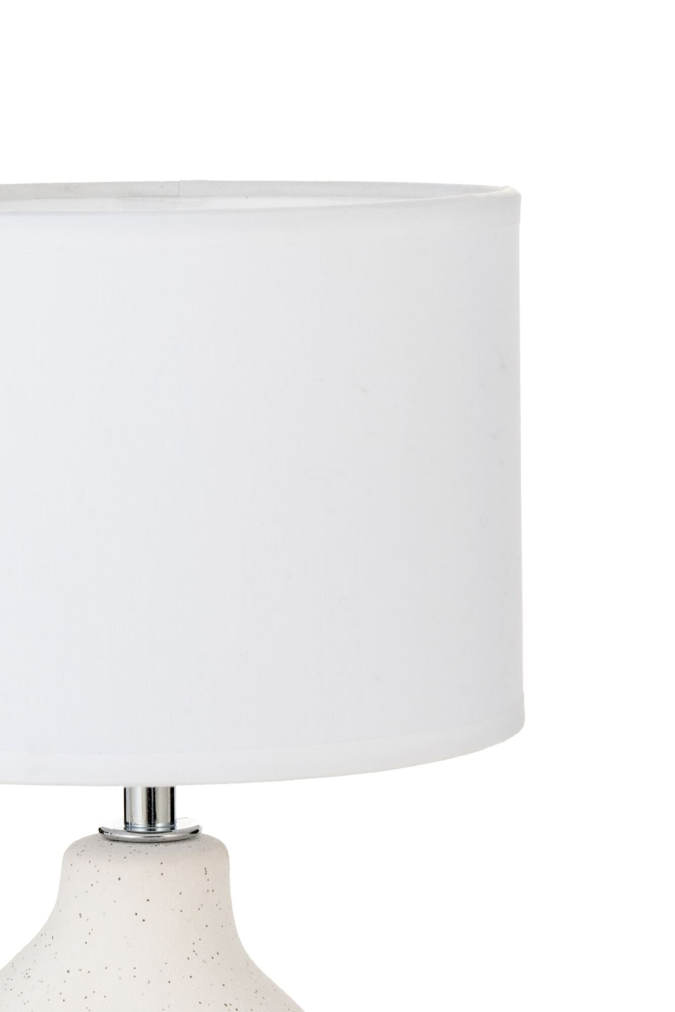 Pauleen Tischleuchte »Pure Crush max20W Weiß/Beige 230V Stoff/Keramik«, 1 flammig, Leuchtmittel E14 | ohne Leuchtmittel, E14