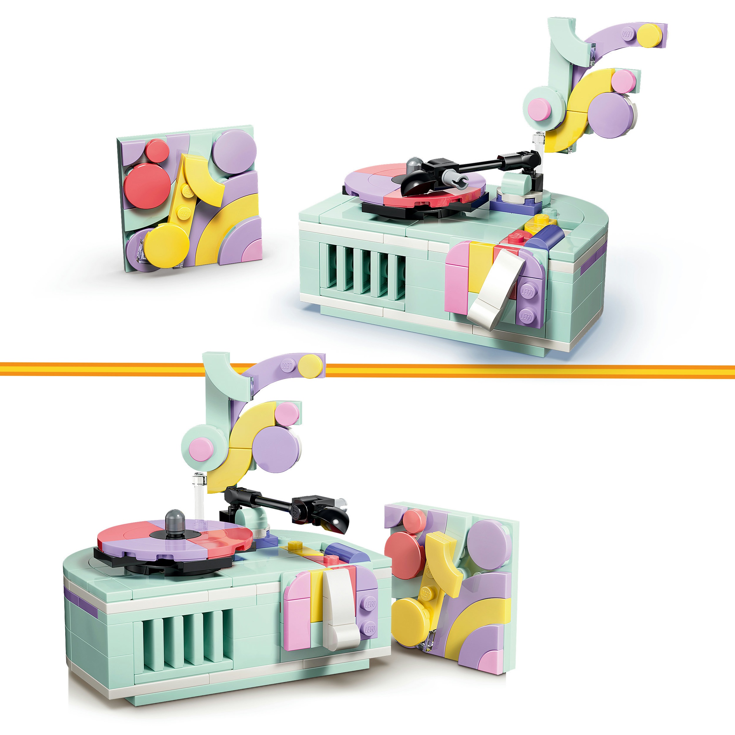 LEGO® Konstruktionsspielsteine »Deko-Klavier mit Katze (31392), LEGO Creator« Made in Europe