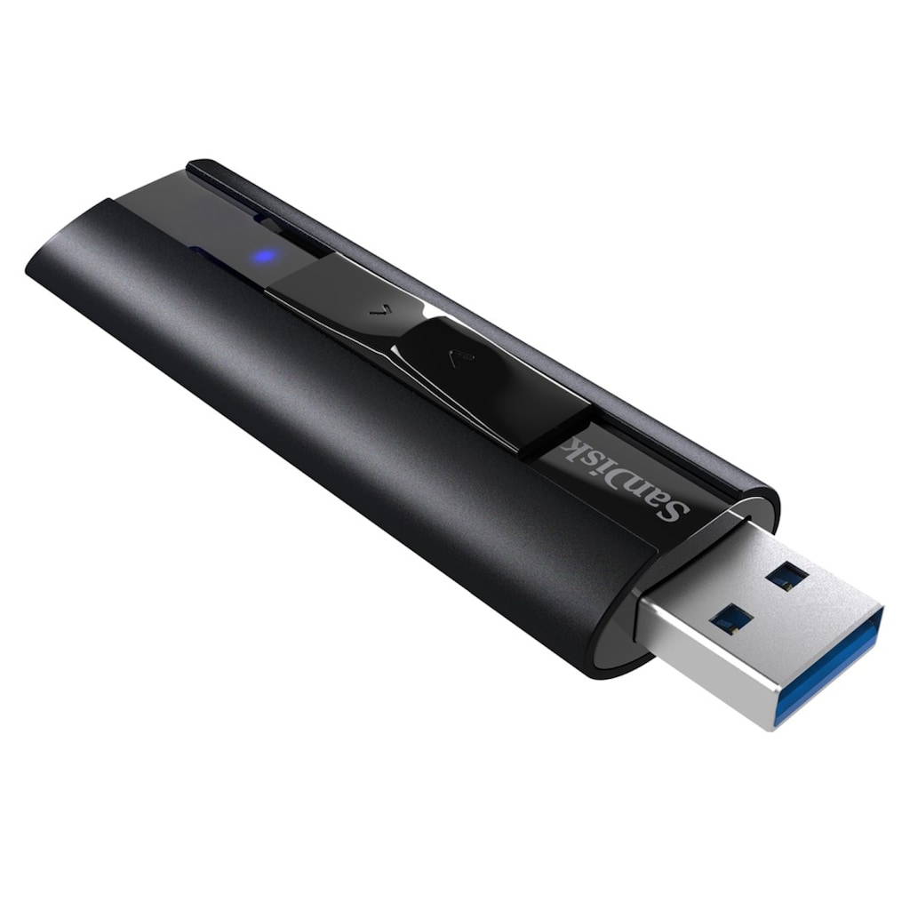 Sandisk USB-Stick »Cruzer Extreme Pro 512GB, USB 3.2, 420MB/s«, (Lesegeschwindigkeit 420 MB/s)