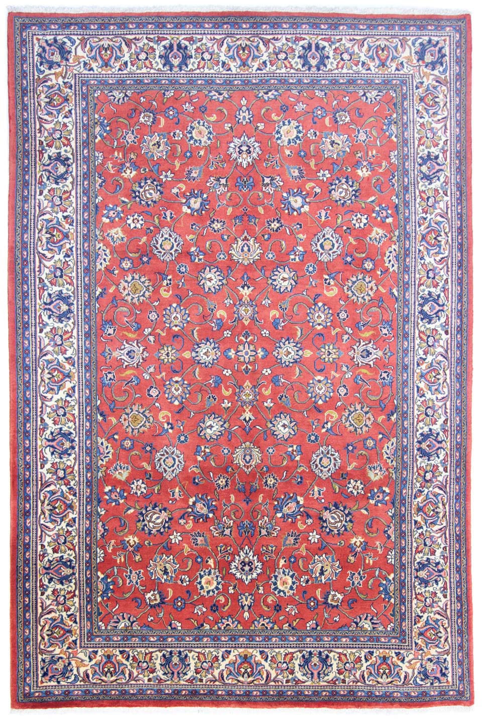 morgenland Wollteppich »Sarough Durchgemustert Rosso 303 x 200 cm«, rechtec günstig online kaufen