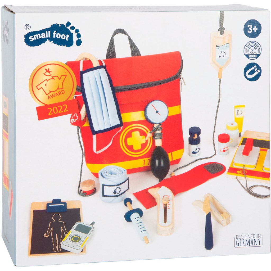 Small Foot Spielzeug-Arztkoffer »Notarztrucksack«