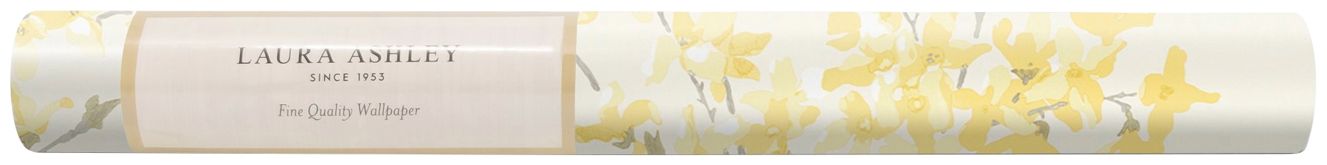 LAURA ASHLEY Vliestapete »Forstyhia« gemustert FSC® zertifiziert, mit lebhaftem Druck, 10 Meter Länge