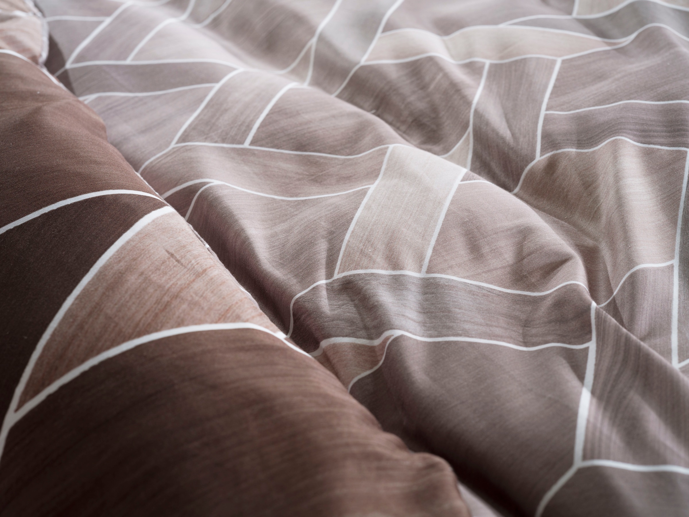 Heckett & Lane Wendebettwäsche »Murdock« 2 100% Baumwolle, hochwertiges Mako-Satin, Bettwäsche ab 135x200 cm.