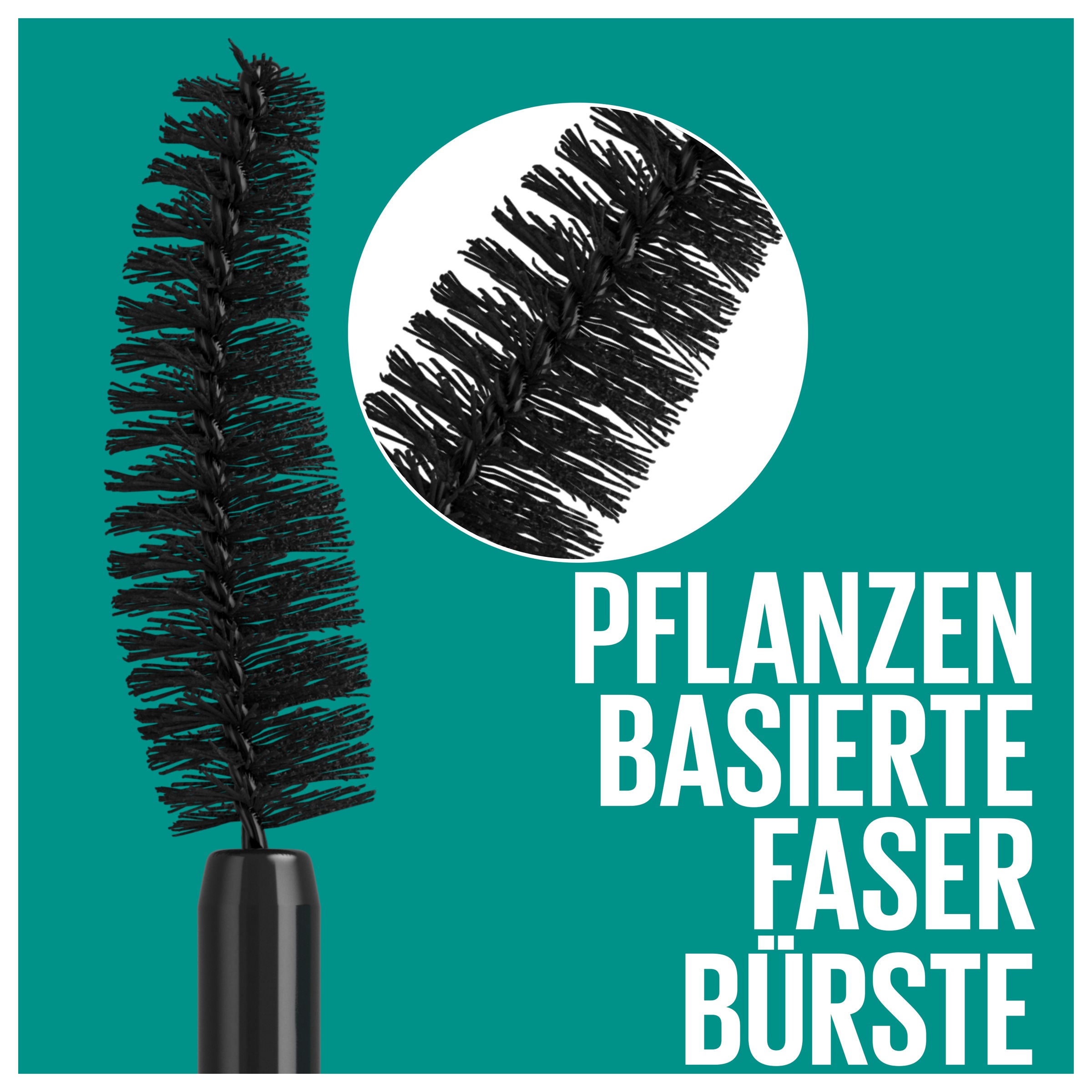 MAYBELLINE NEW YORK Mascara »Green Edition Mega Mousse Mascara«, mit natürlichen Inhaltsstoffen