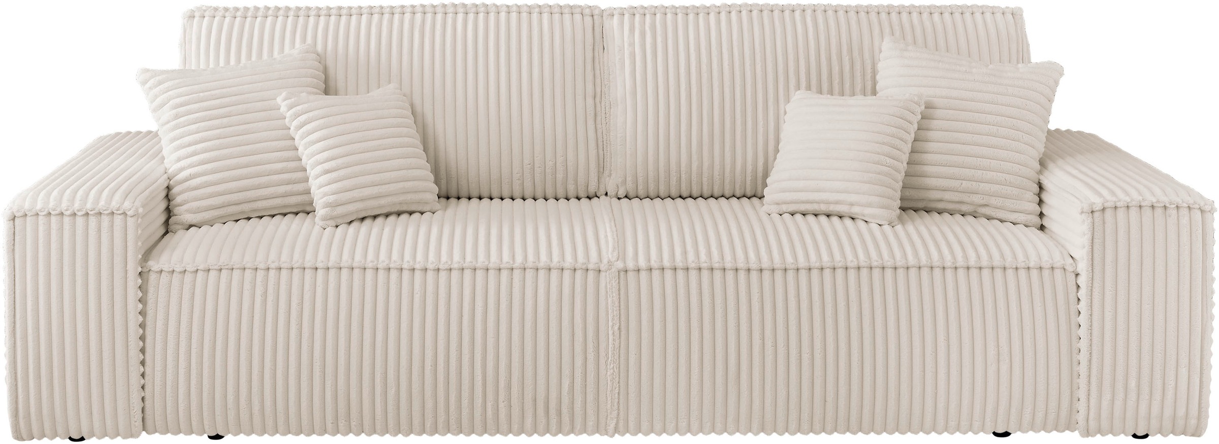 andas 3-Sitzer »FINNLEY Schlafsofa 257 cm, Schlaffunktion mit Bettkasten (2 günstig online kaufen